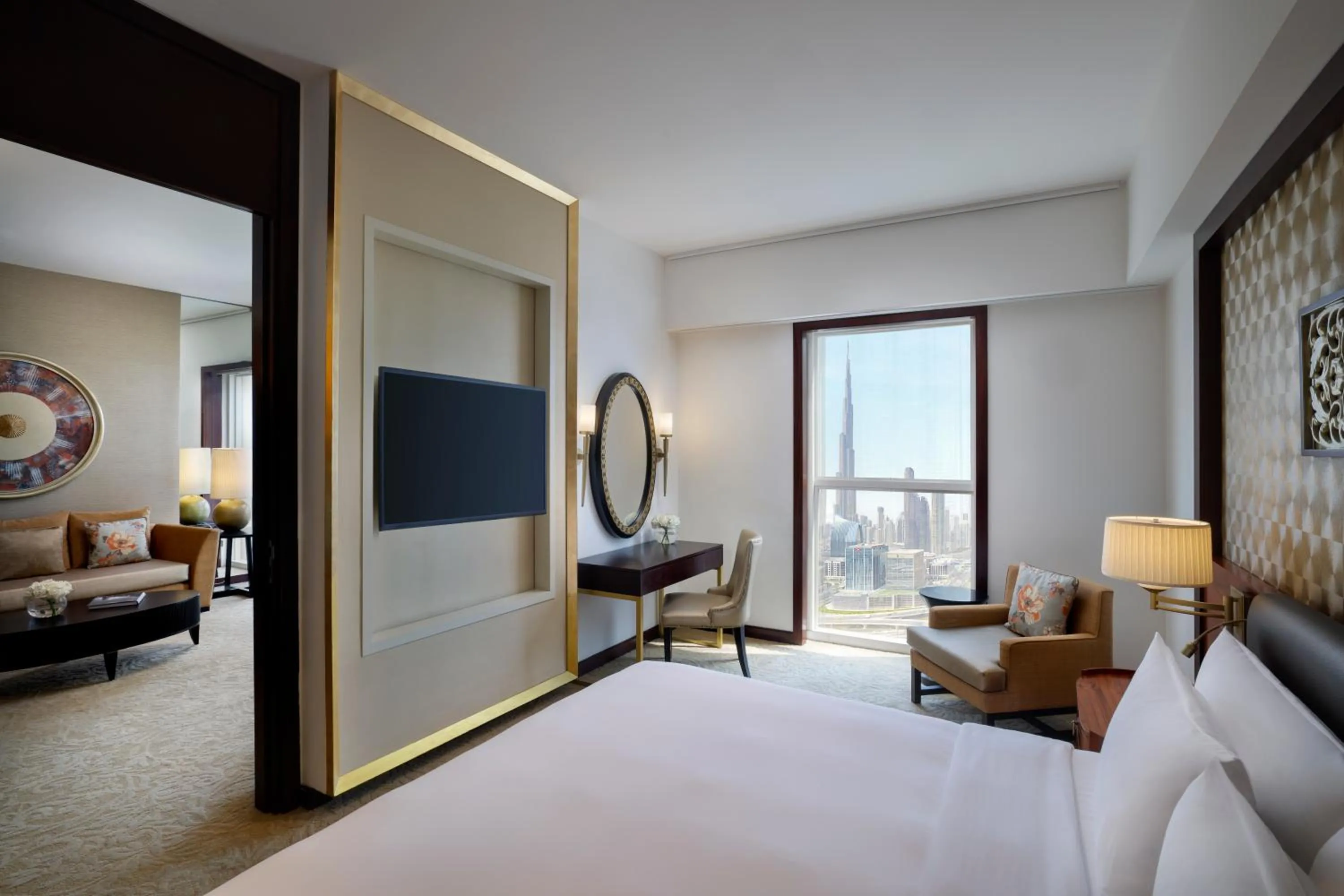 Bed in Dusit Thani Dubai