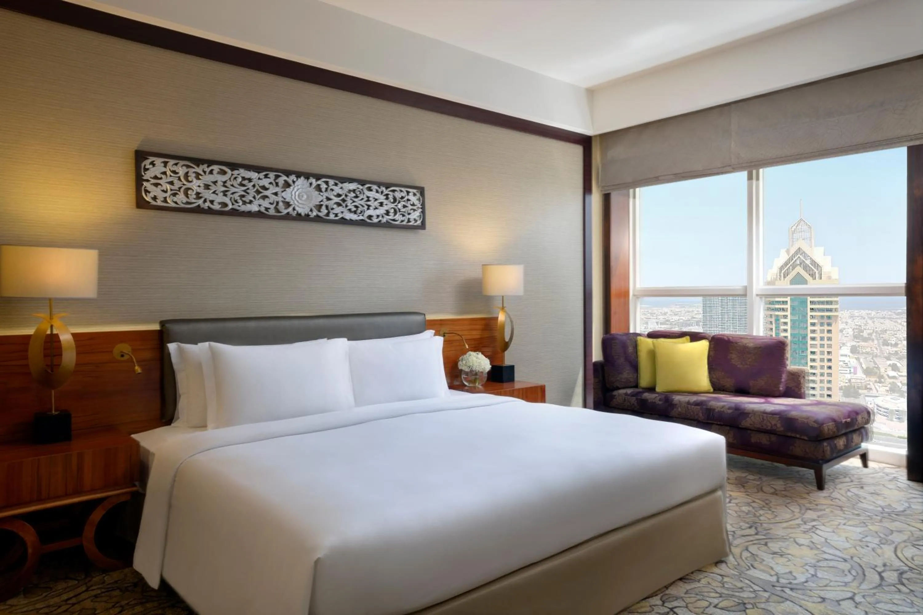 Bed in Dusit Thani Dubai