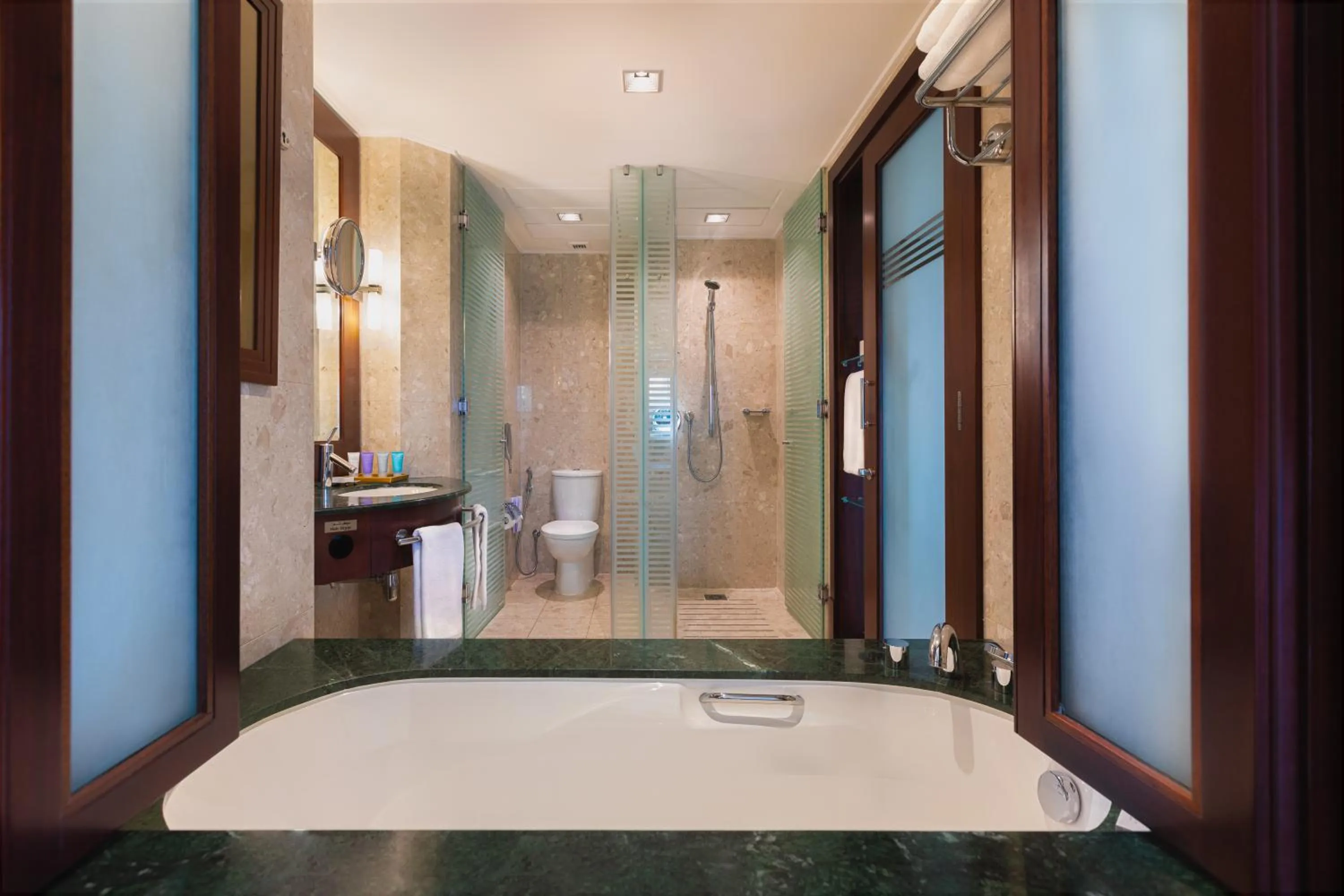 Bathroom in Dusit Thani Dubai