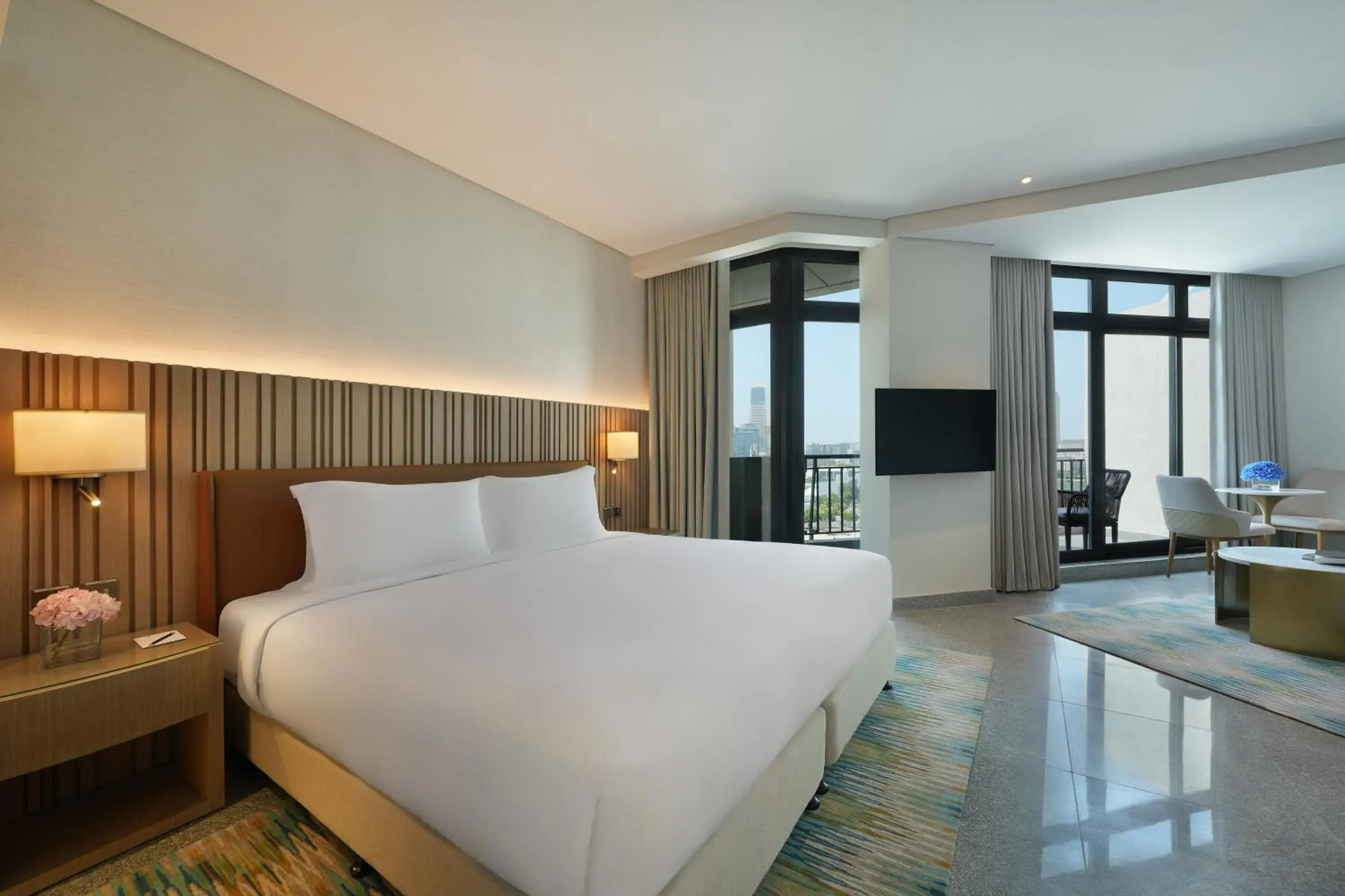 Spacious Room with Balcony - King Bed in Arabian Park Dubai, an Edge by Rotana Hotel Spacious Room with Balcony - King Bed in Arabian Park Dubai, an Edge by Rotana Hotel