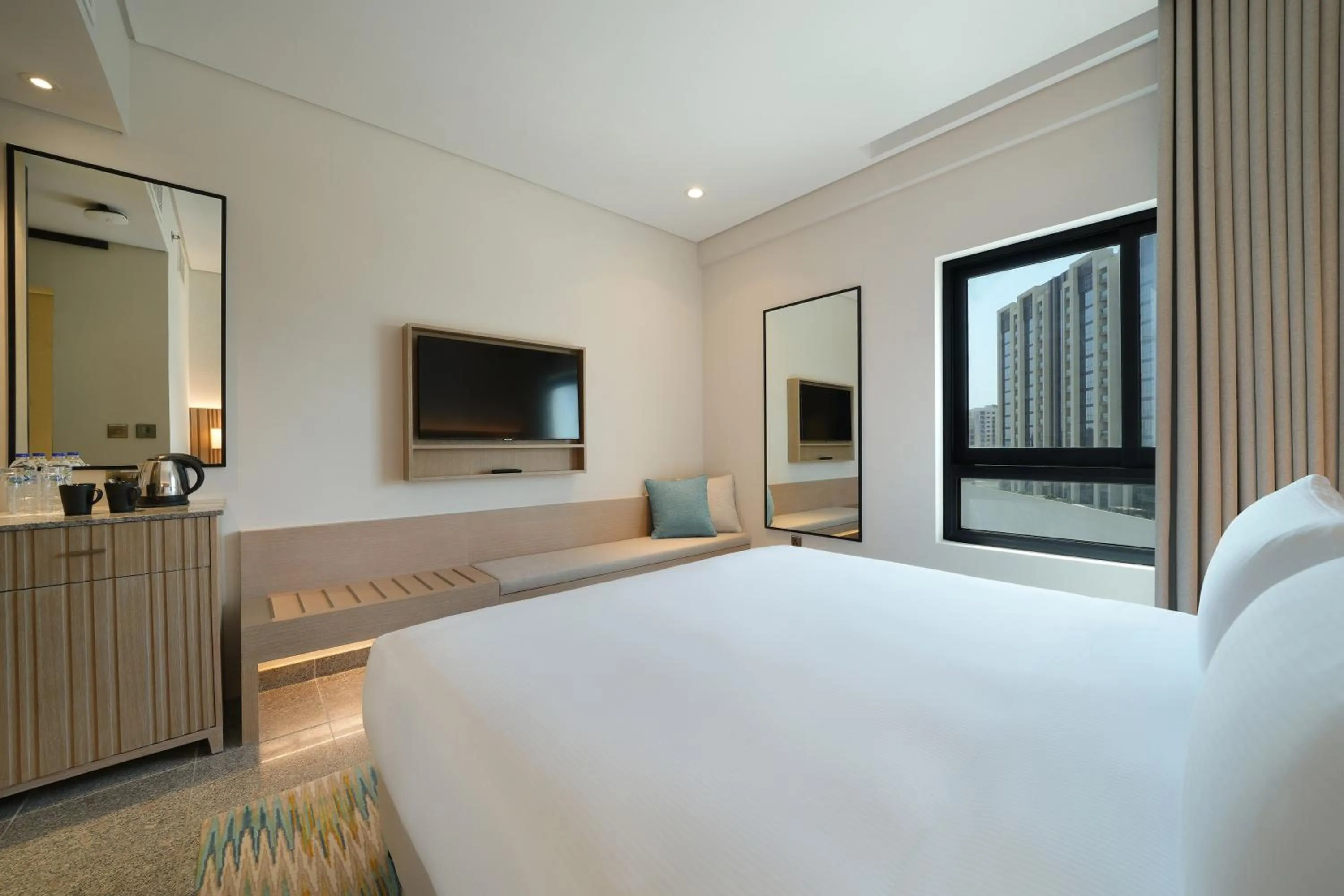 Bedroom, Bed in Arabian Park Dubai, an Edge by Rotana Hotel