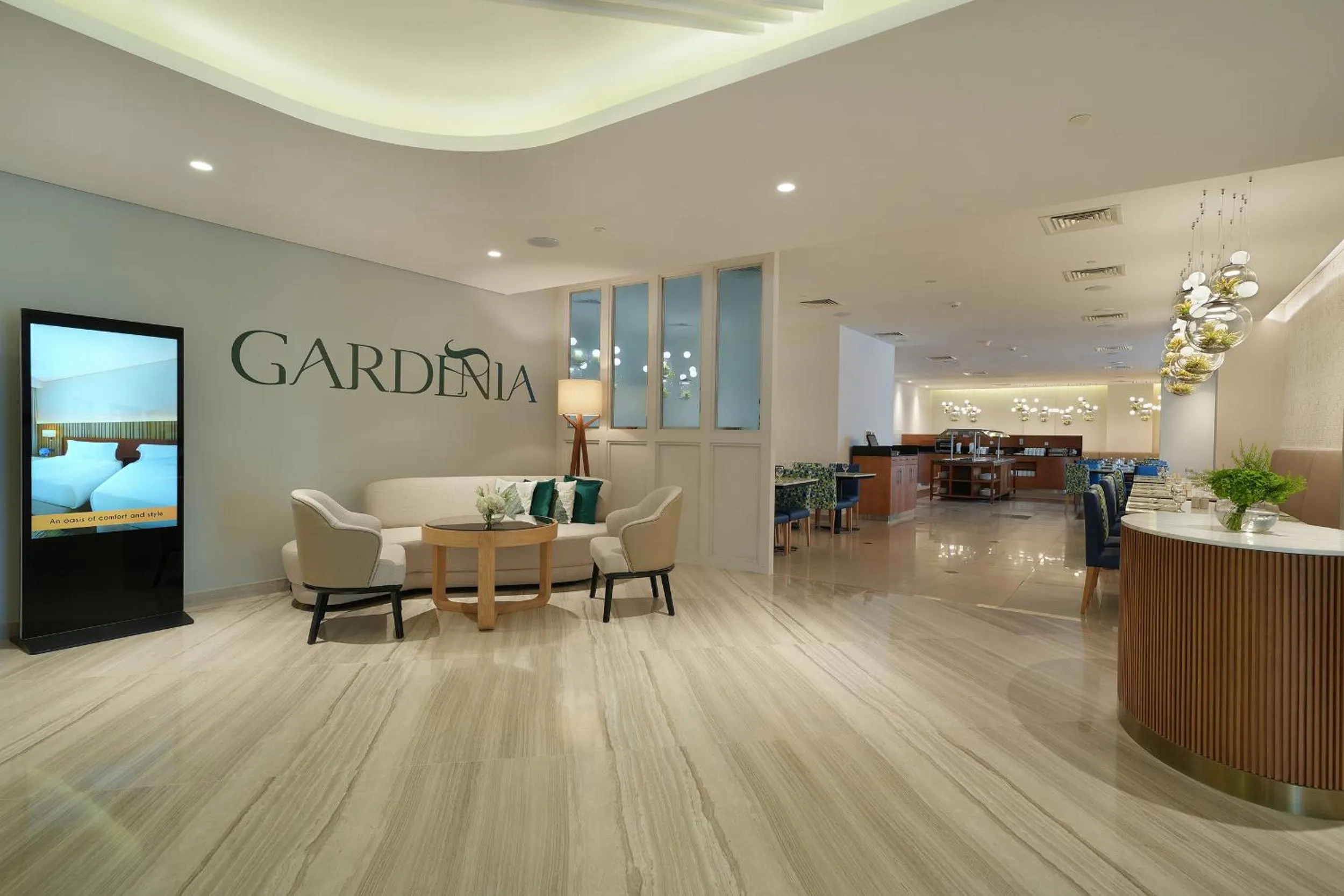 Restaurant/places to eat in Arabian Park Dubai, an Edge by Rotana Hotel