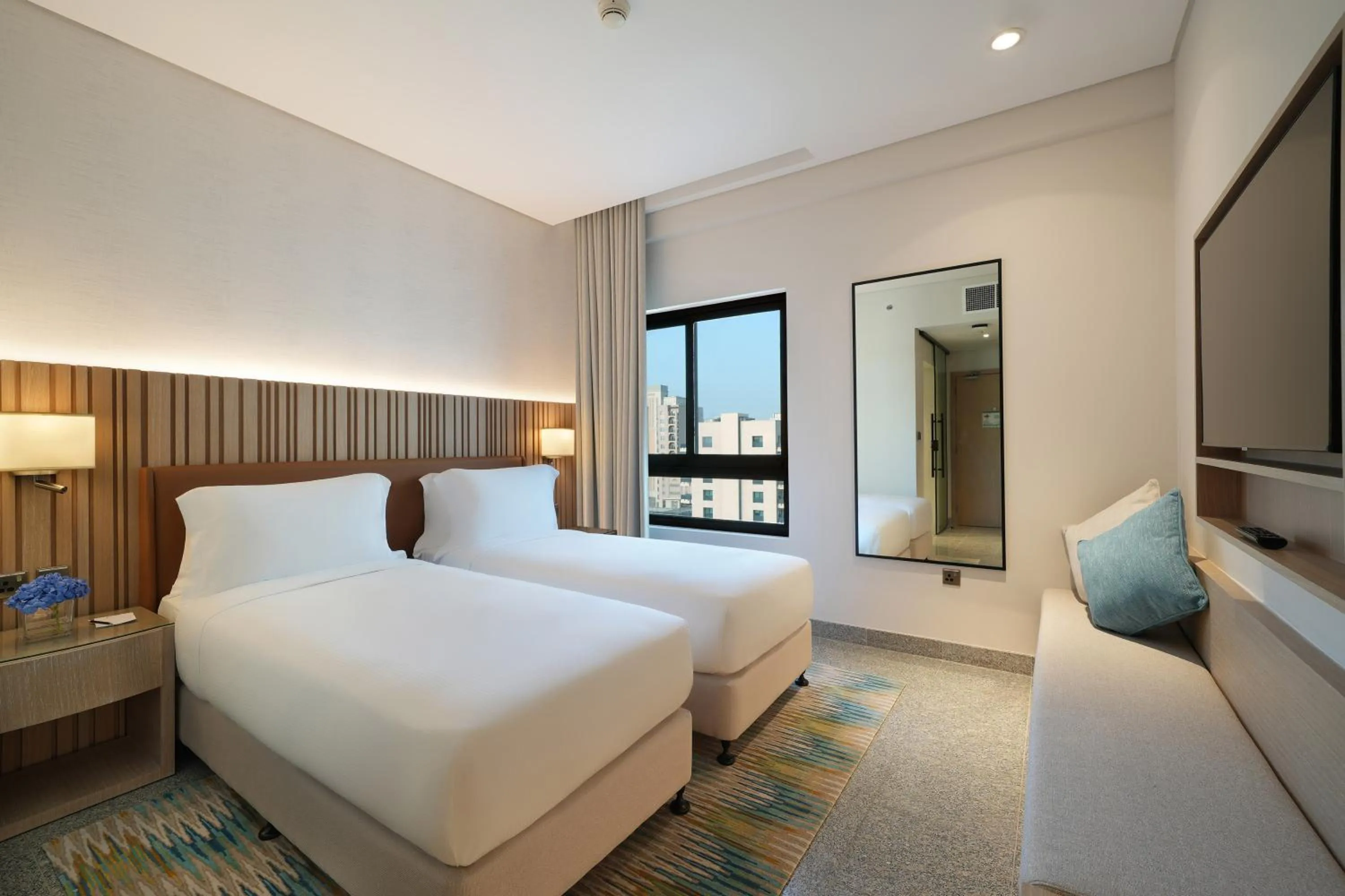 Bedroom, Bed in Arabian Park Dubai, an Edge by Rotana Hotel