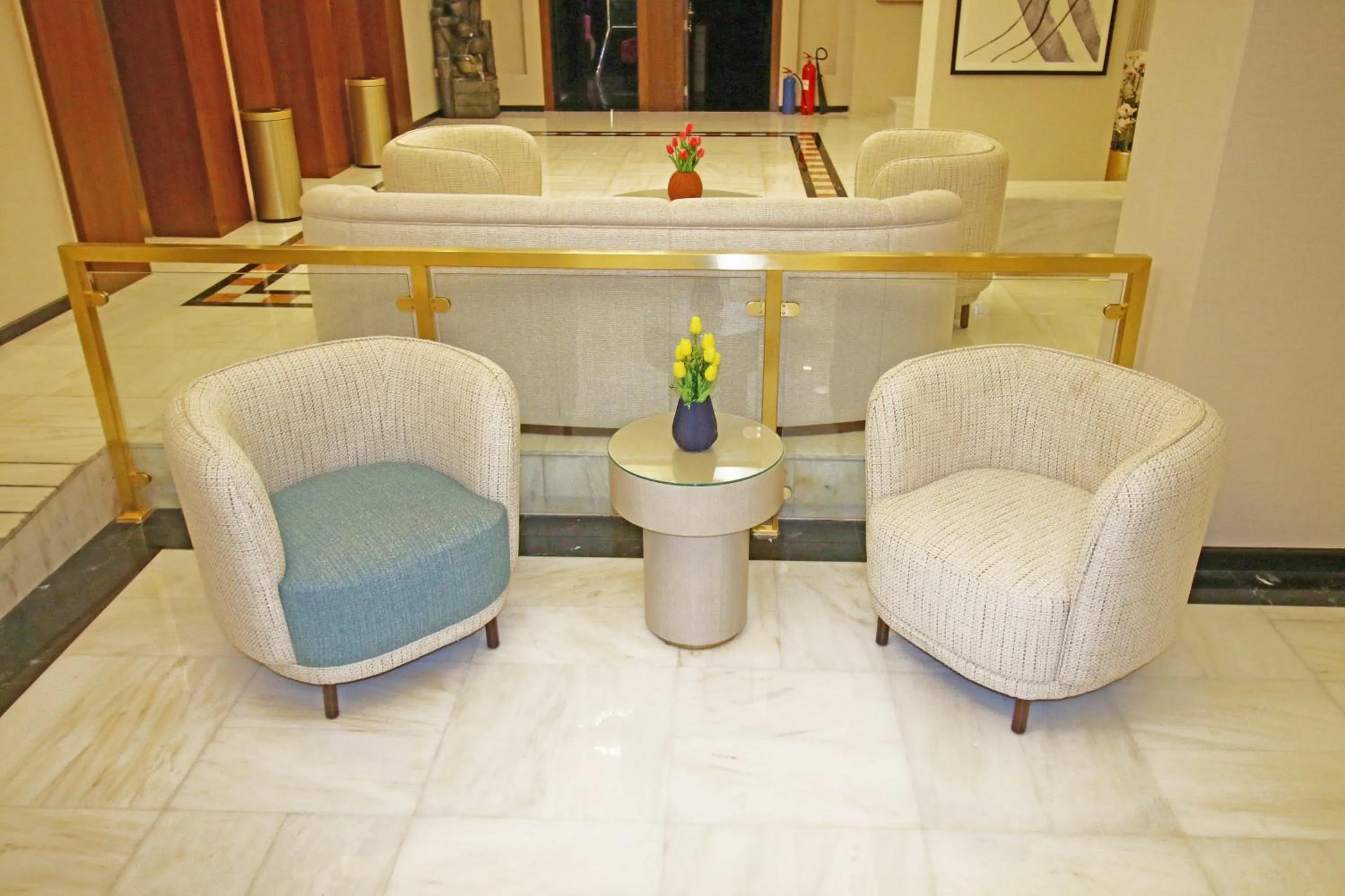 Lobby or reception in The George Hotel by Saffron, Dubai Creek