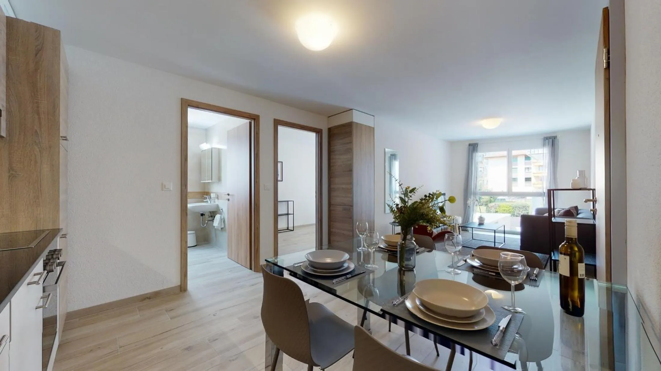 Living room in Nonanteneuf appart hōtel Aigle - contactless check-in