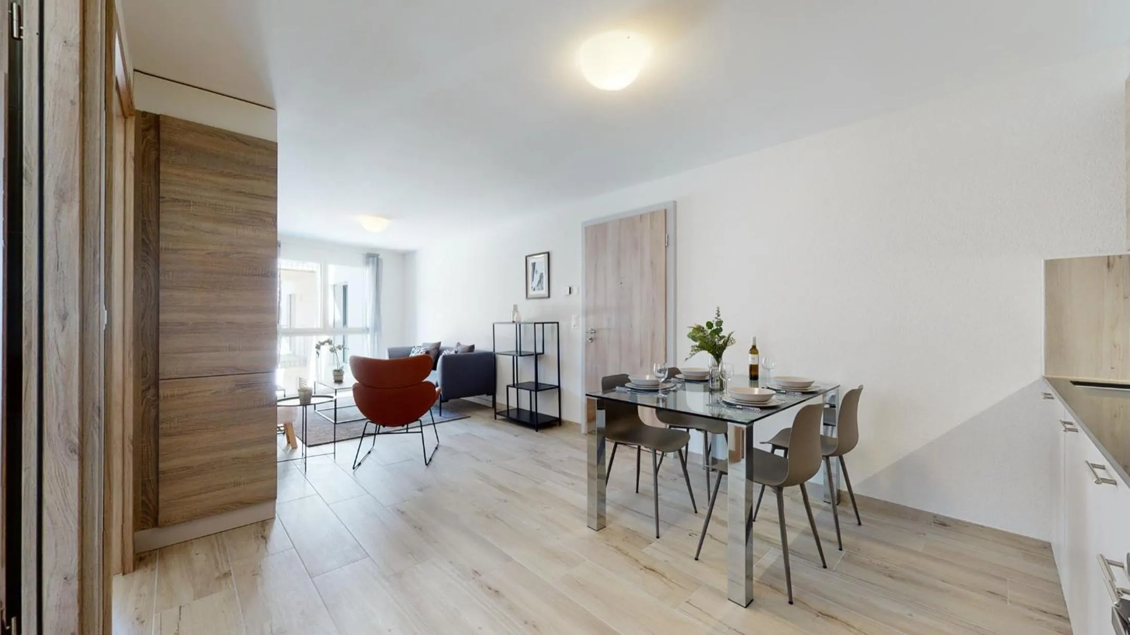 Living room in Nonanteneuf appart hōtel Aigle - contactless check-in