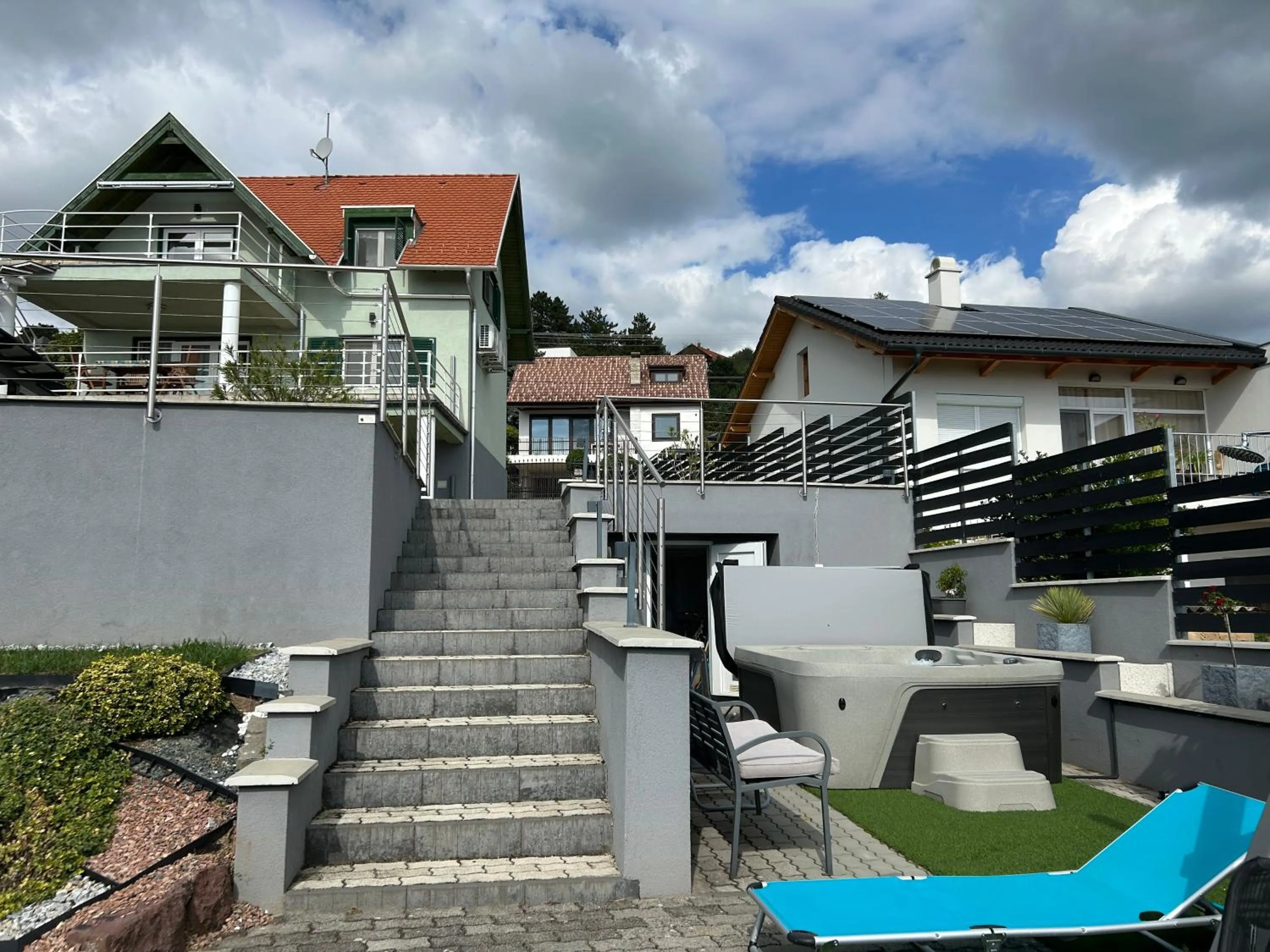 Hot Tub in Fügefa Apartman