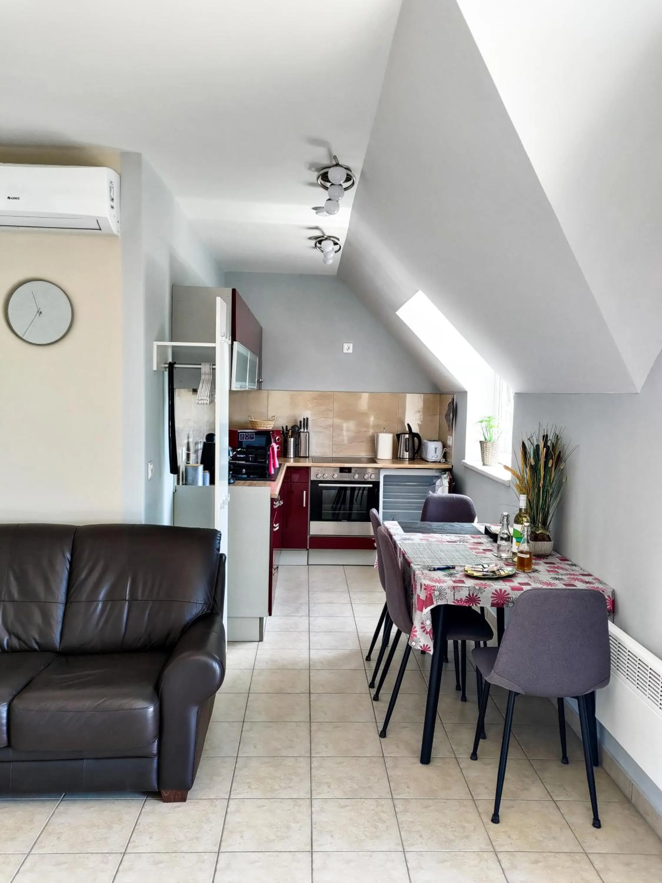 Kitchen or kitchenette in Fügefa Apartman
