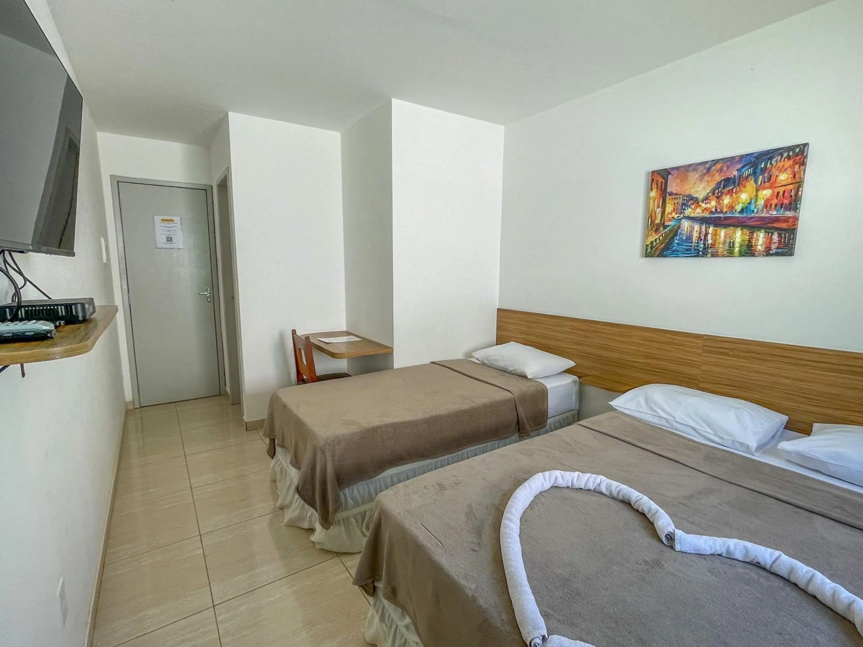 Bed in Pousada Talha - Mar