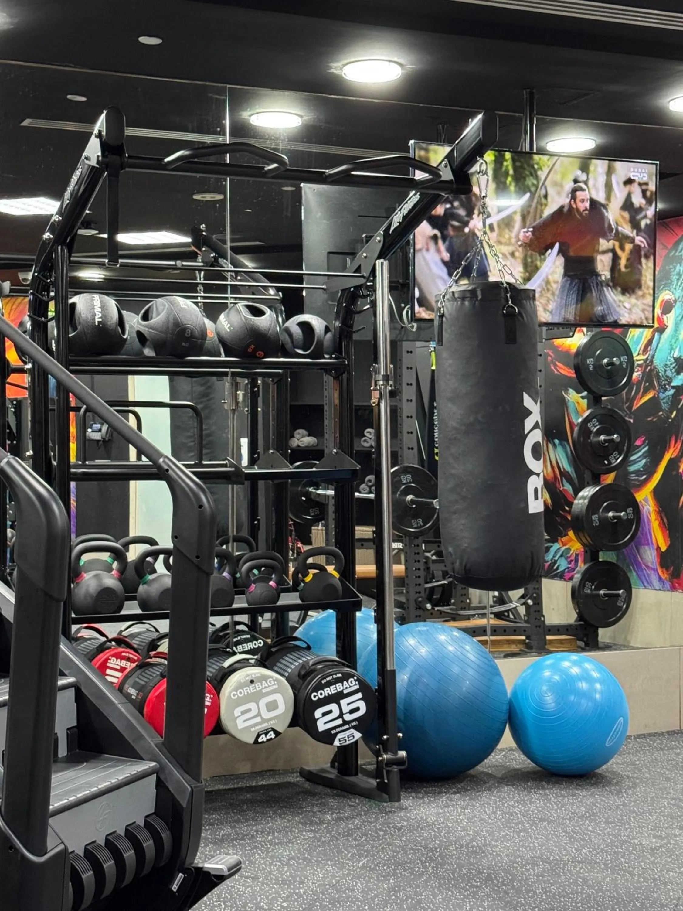 Fitness centre/facilities in Swissôtel Al Murooj Dubai