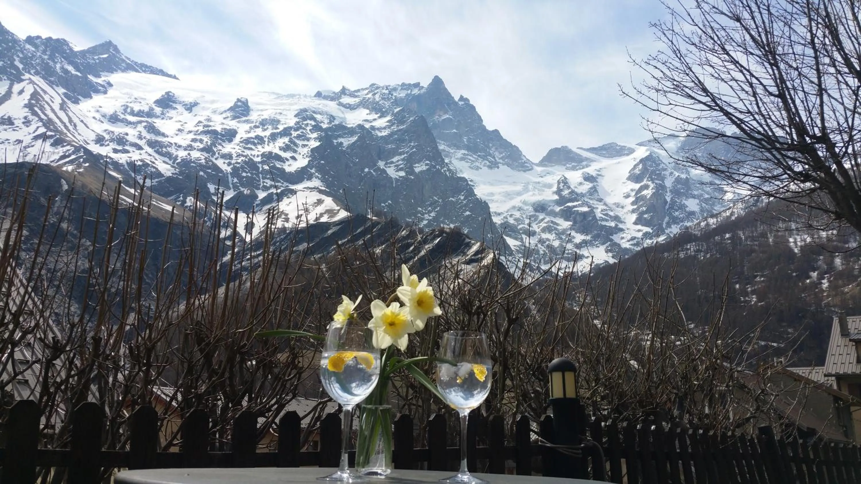 Mountain view in Hotel Auberge Edelweiss