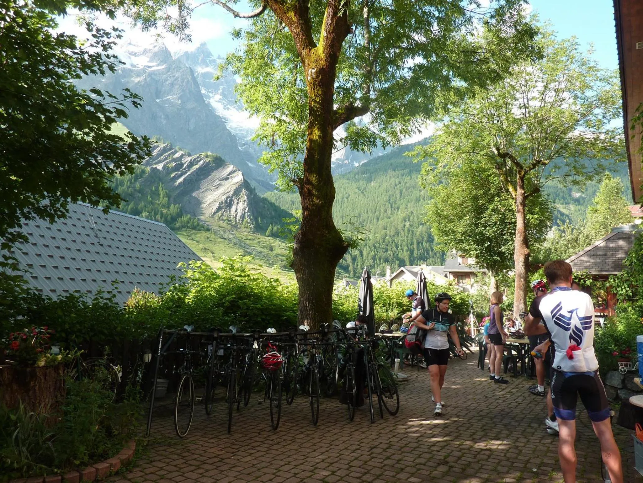 Balcony/Terrace in Hotel Auberge Edelweiss