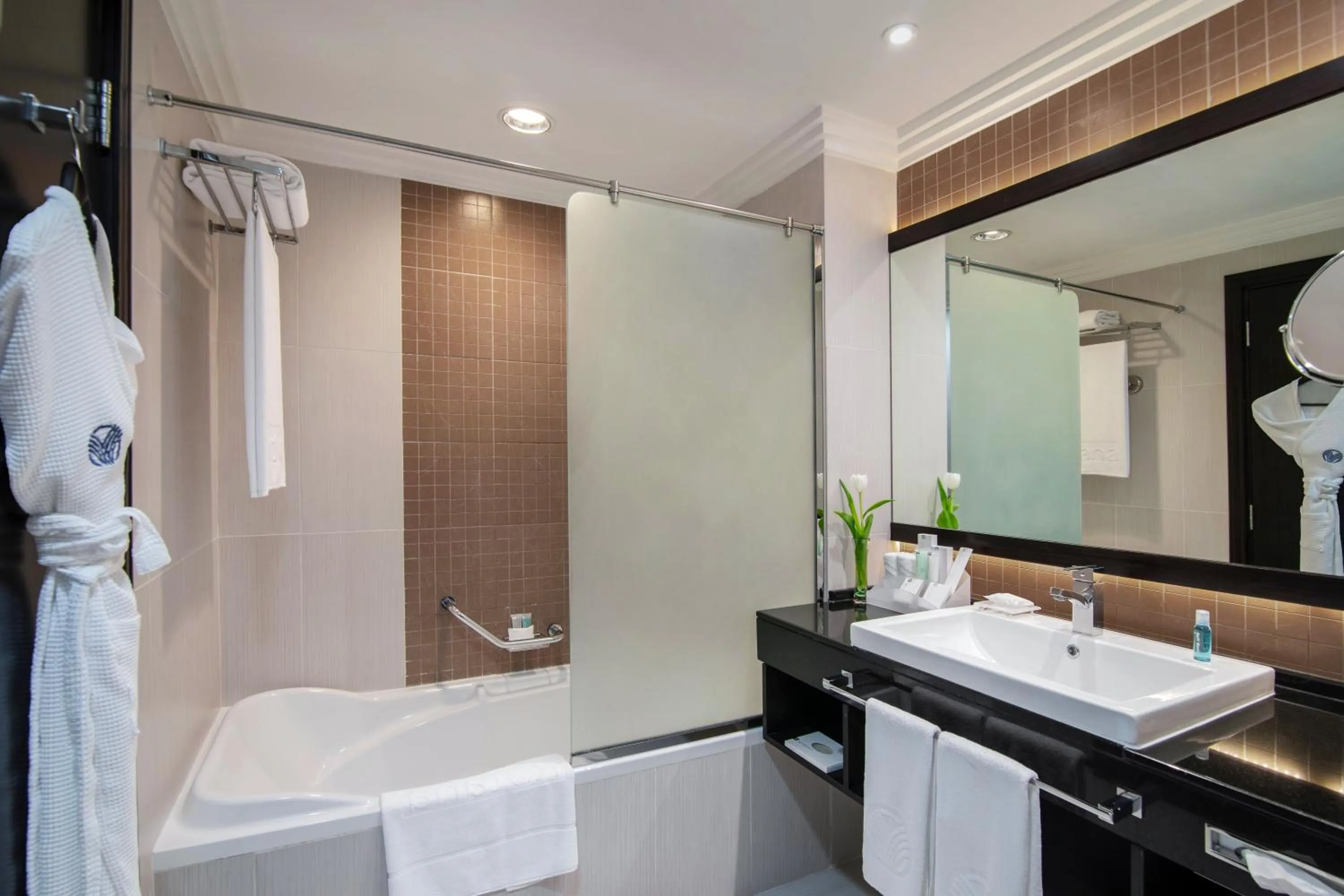 Toilet in Towers Rotana - Dubai