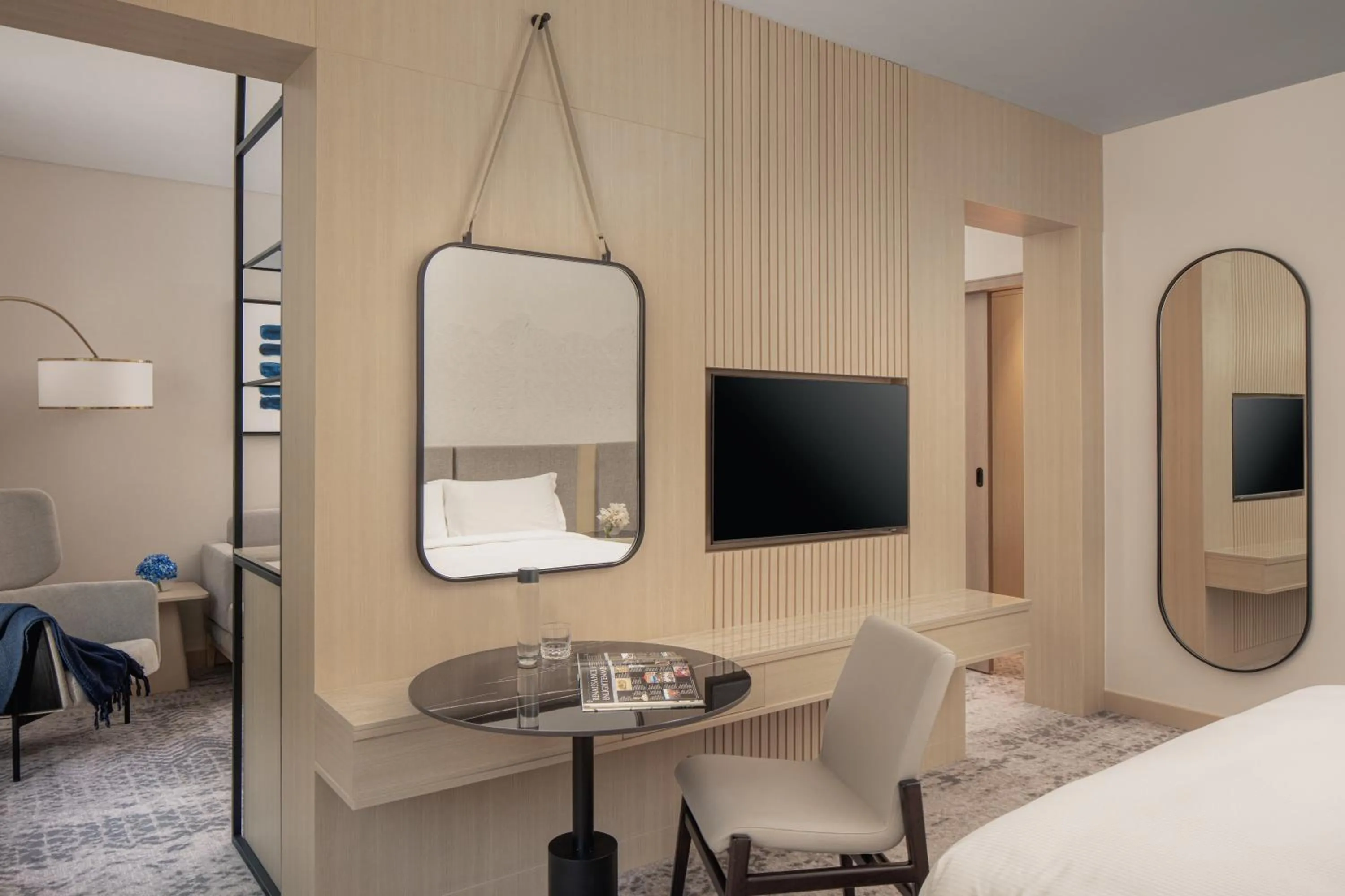 Bedroom, Bed in Towers Rotana - Dubai