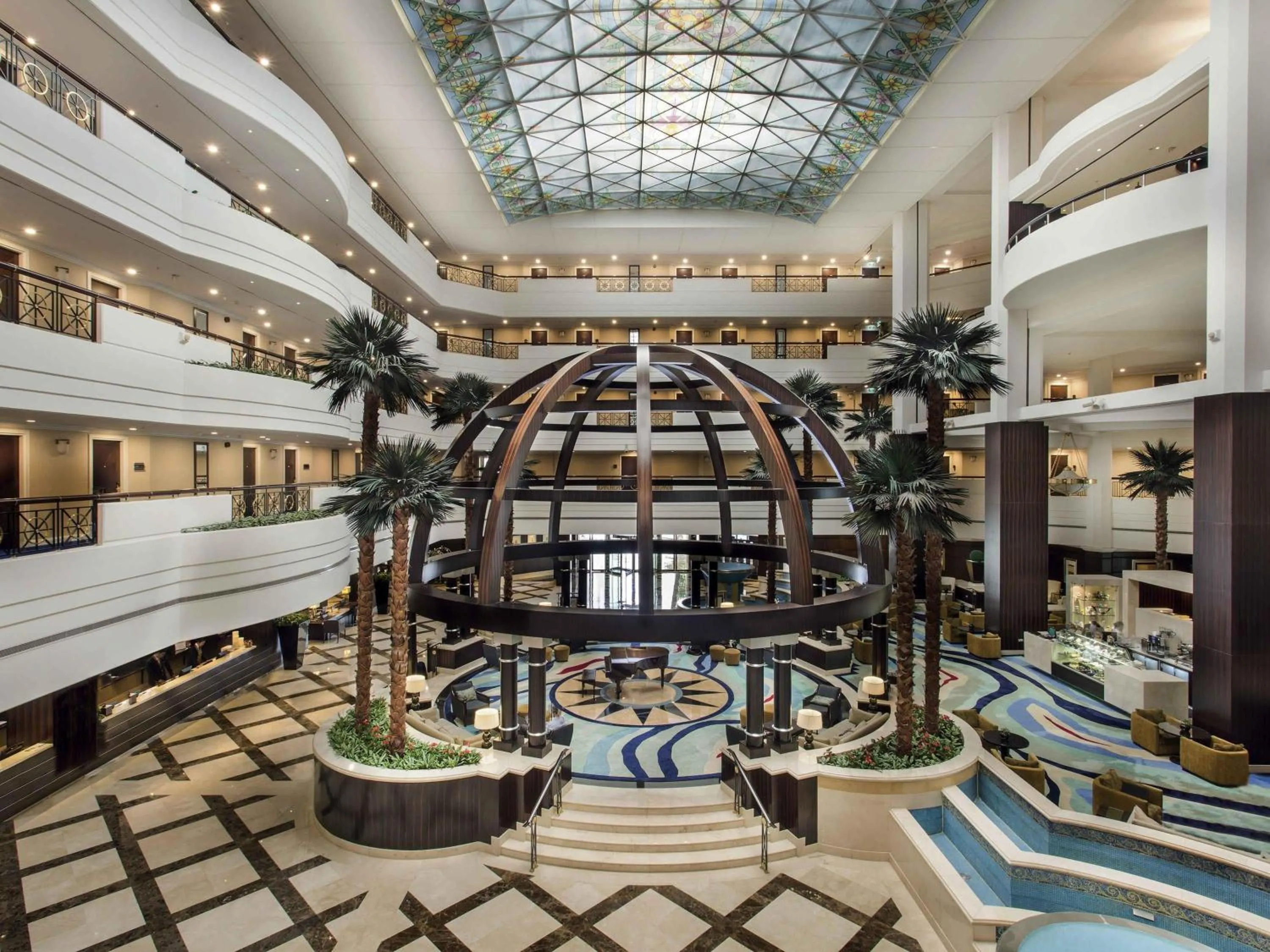 Property building in Mövenpick Grand Al Bustan
