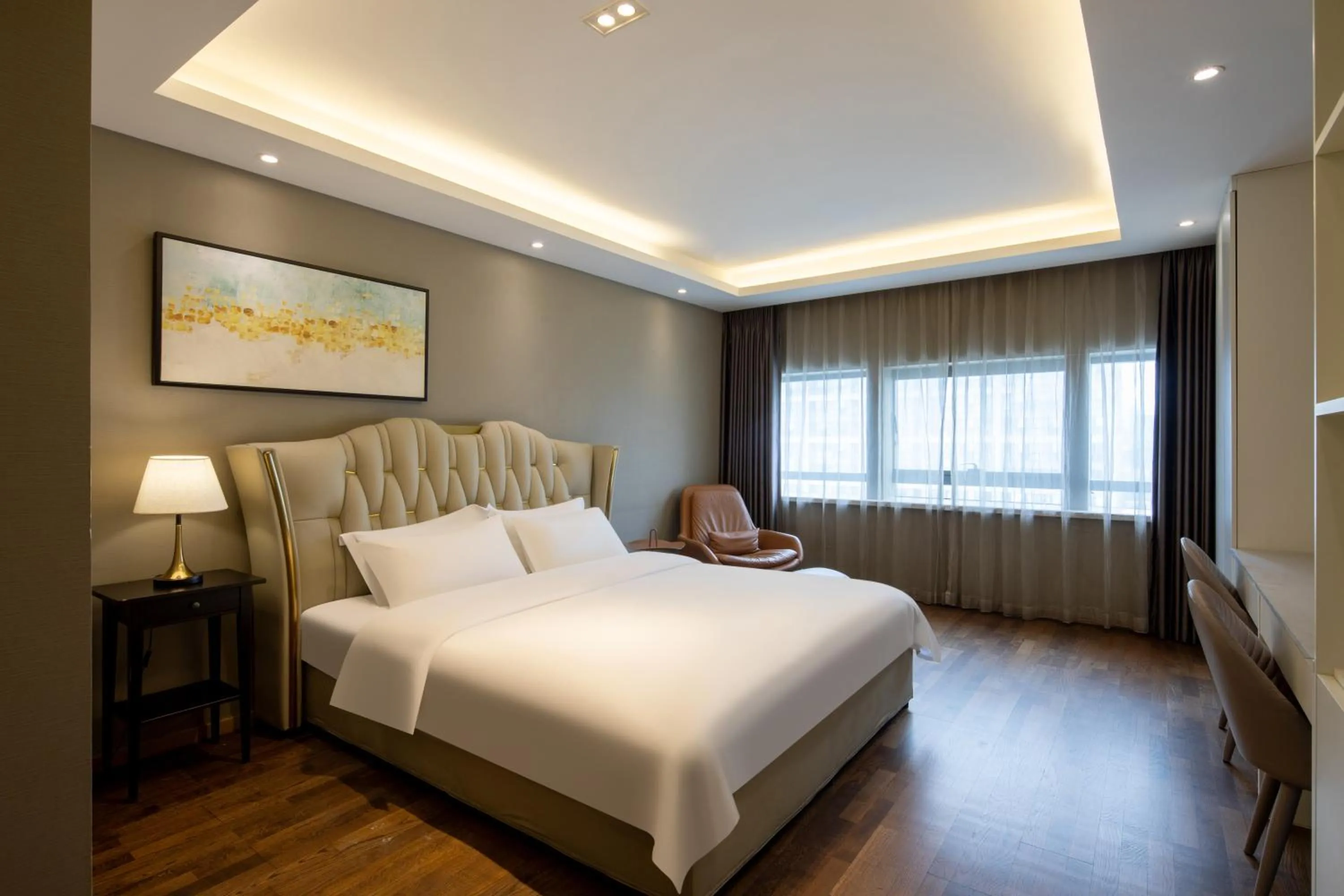 Bed in Estee ApartHotel - Feels like home & Free WiFi & Independent kitchen, Washing machine, Rridge