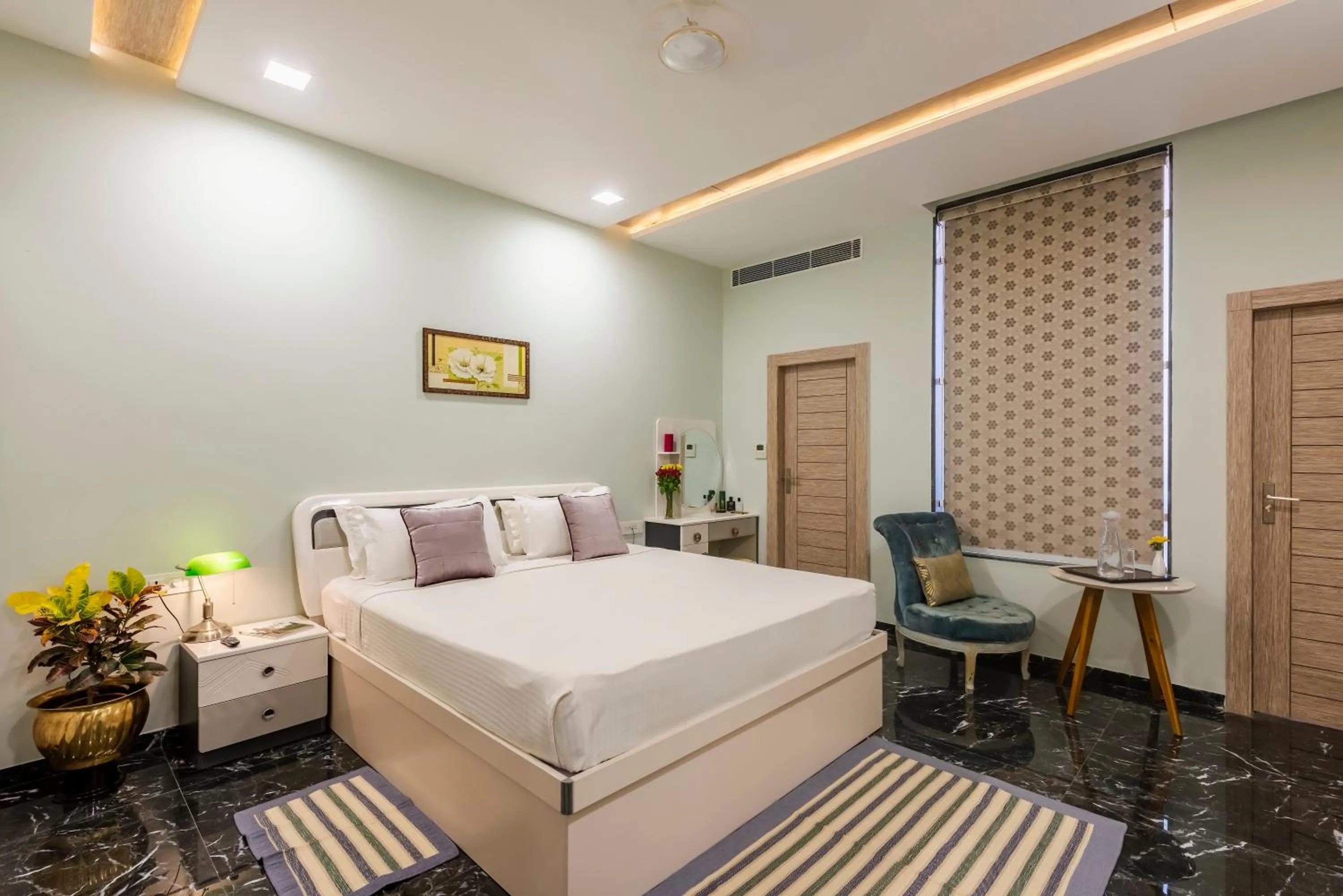 Bedroom, Bed in ama Stays & Trails Talia Costa, Udaipur