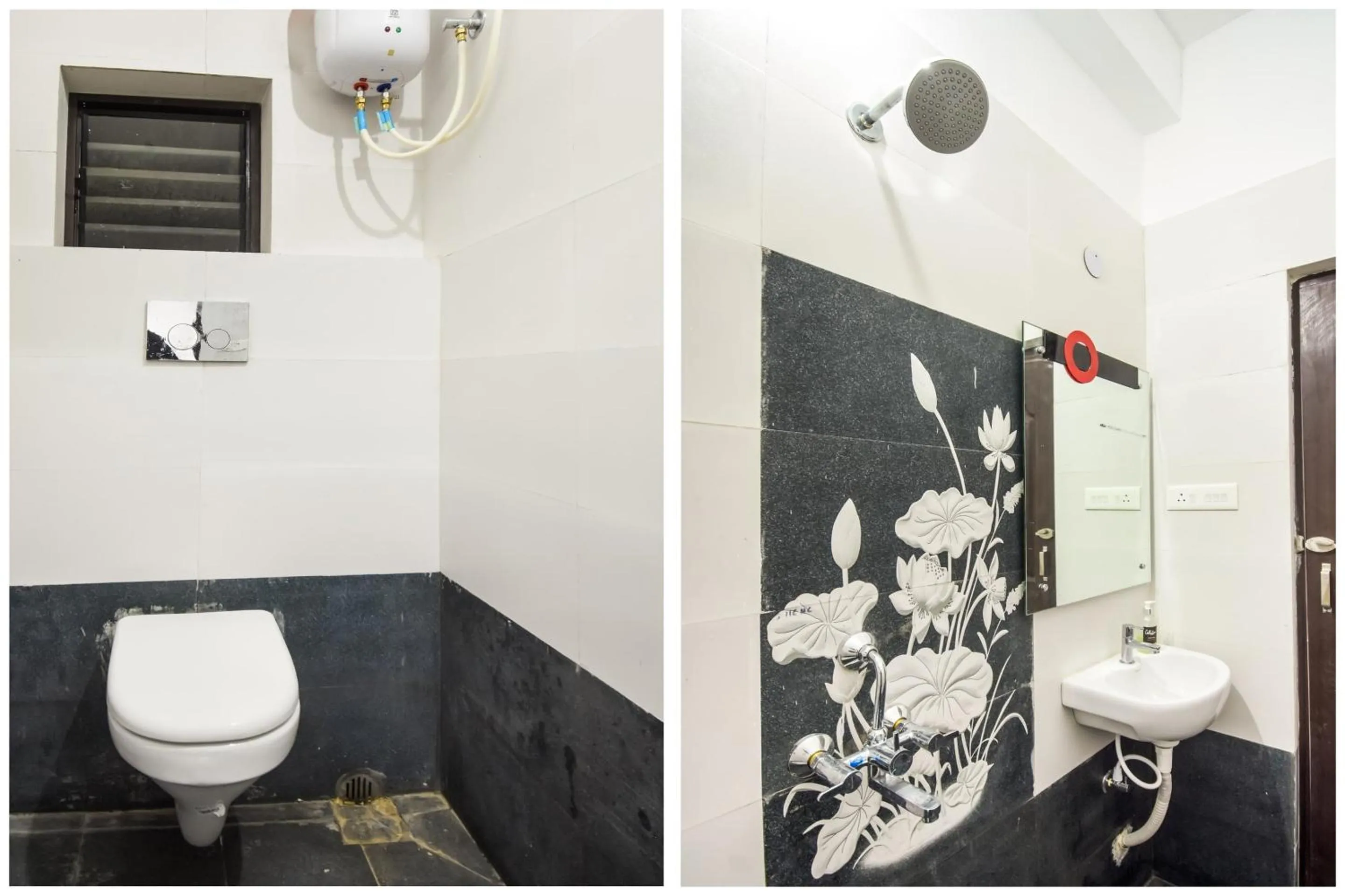 Bathroom in Hotel O Red Velvet Premium