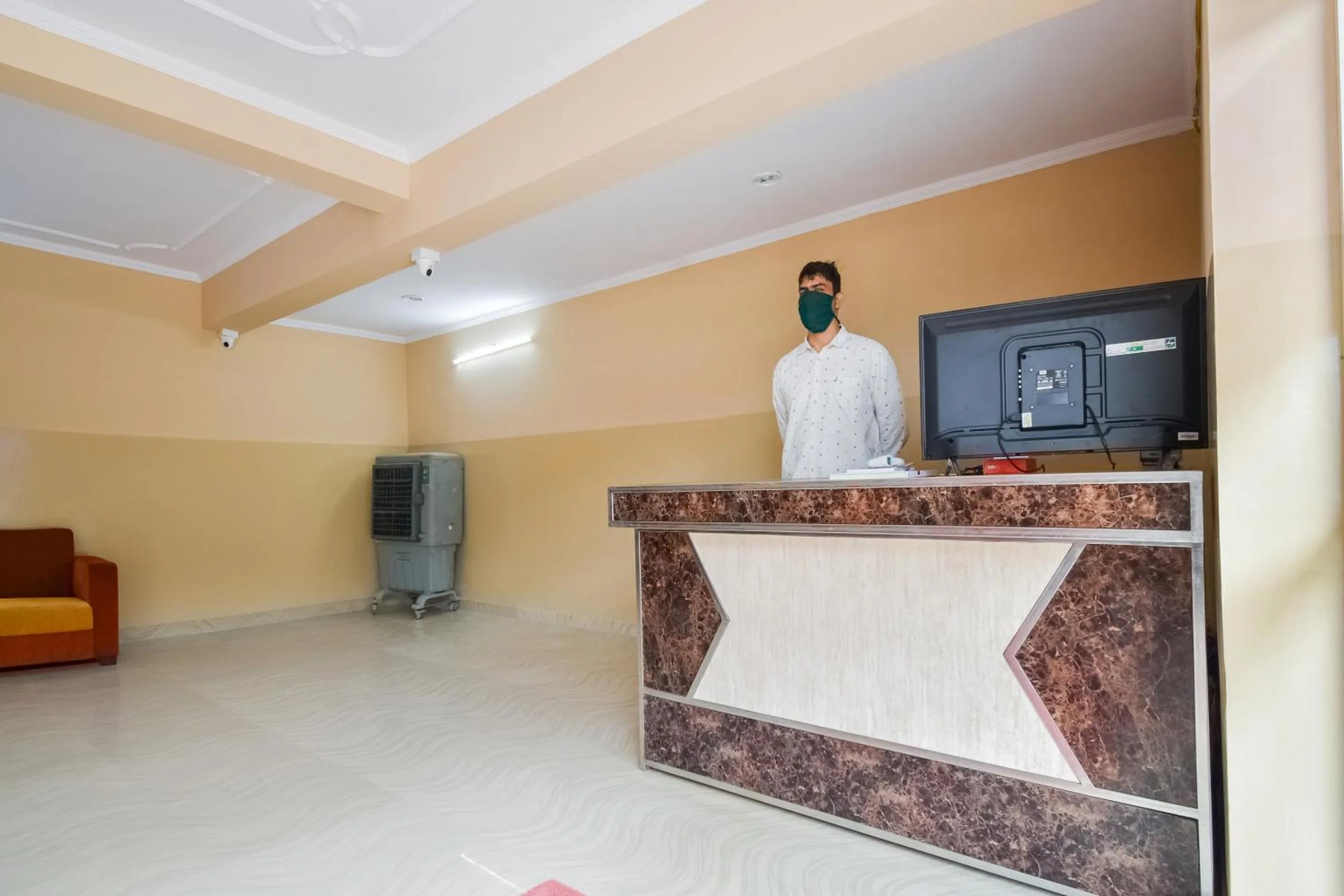 Lobby or reception in Hotel O Krishna