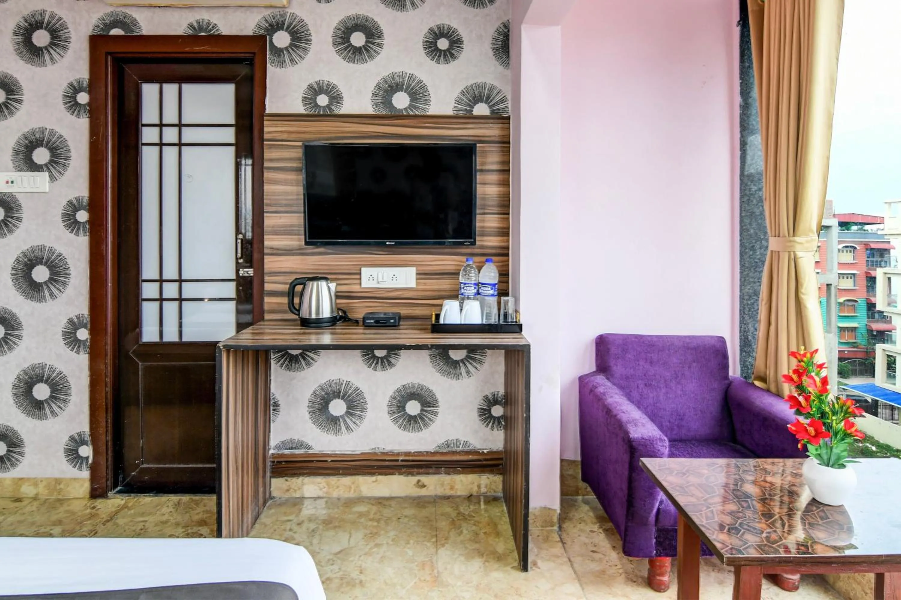 Bedroom in Hotel O Sunshine Near Netaji Subhash Chandra Bose International Airport