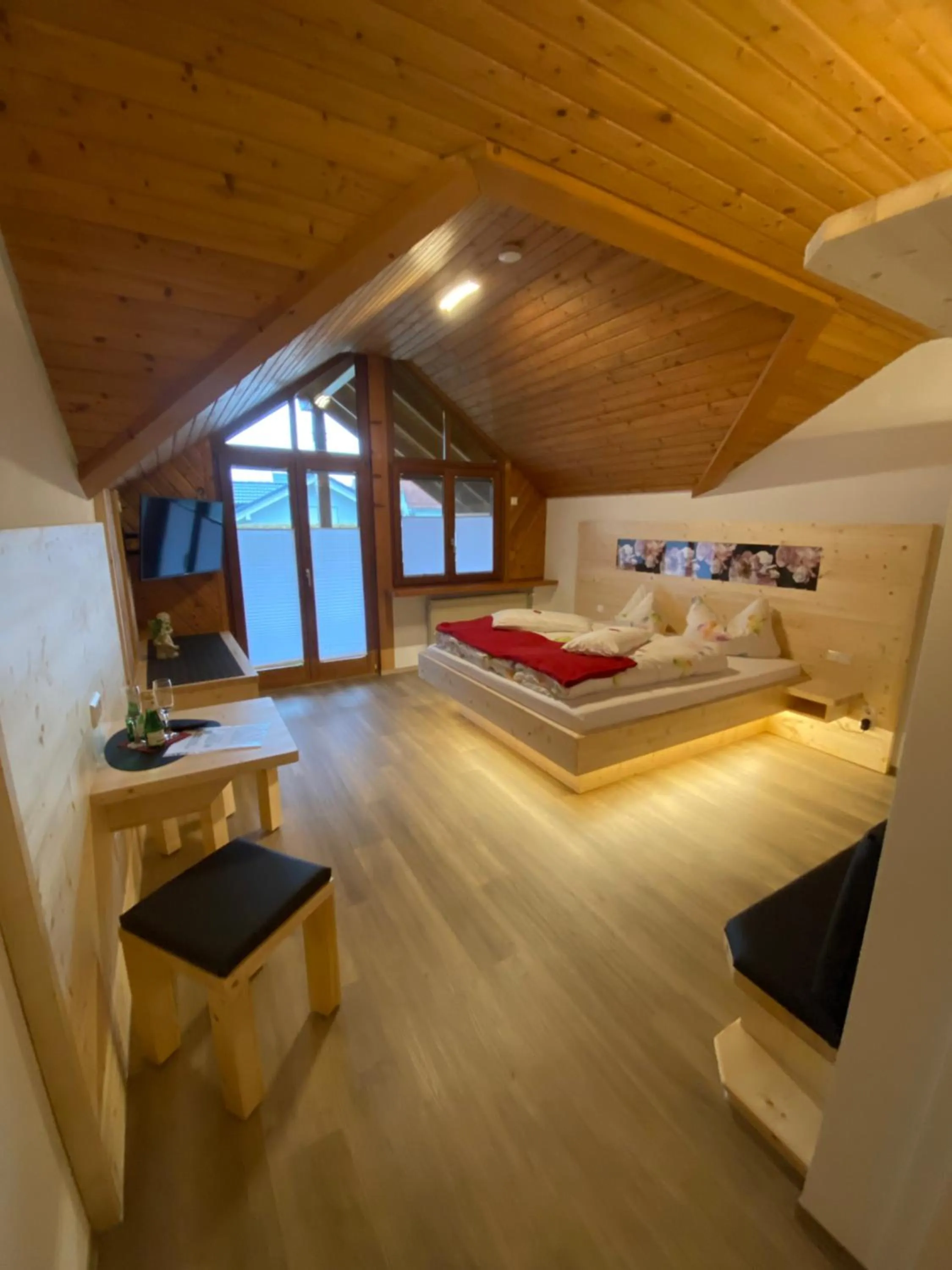 Photo of the whole room, Bed in Landhaus Monika