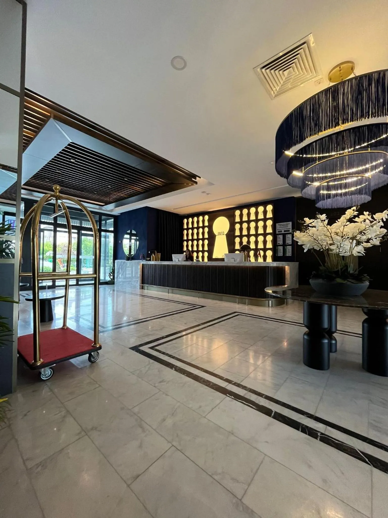Lobby or reception in Hotel Bonvie