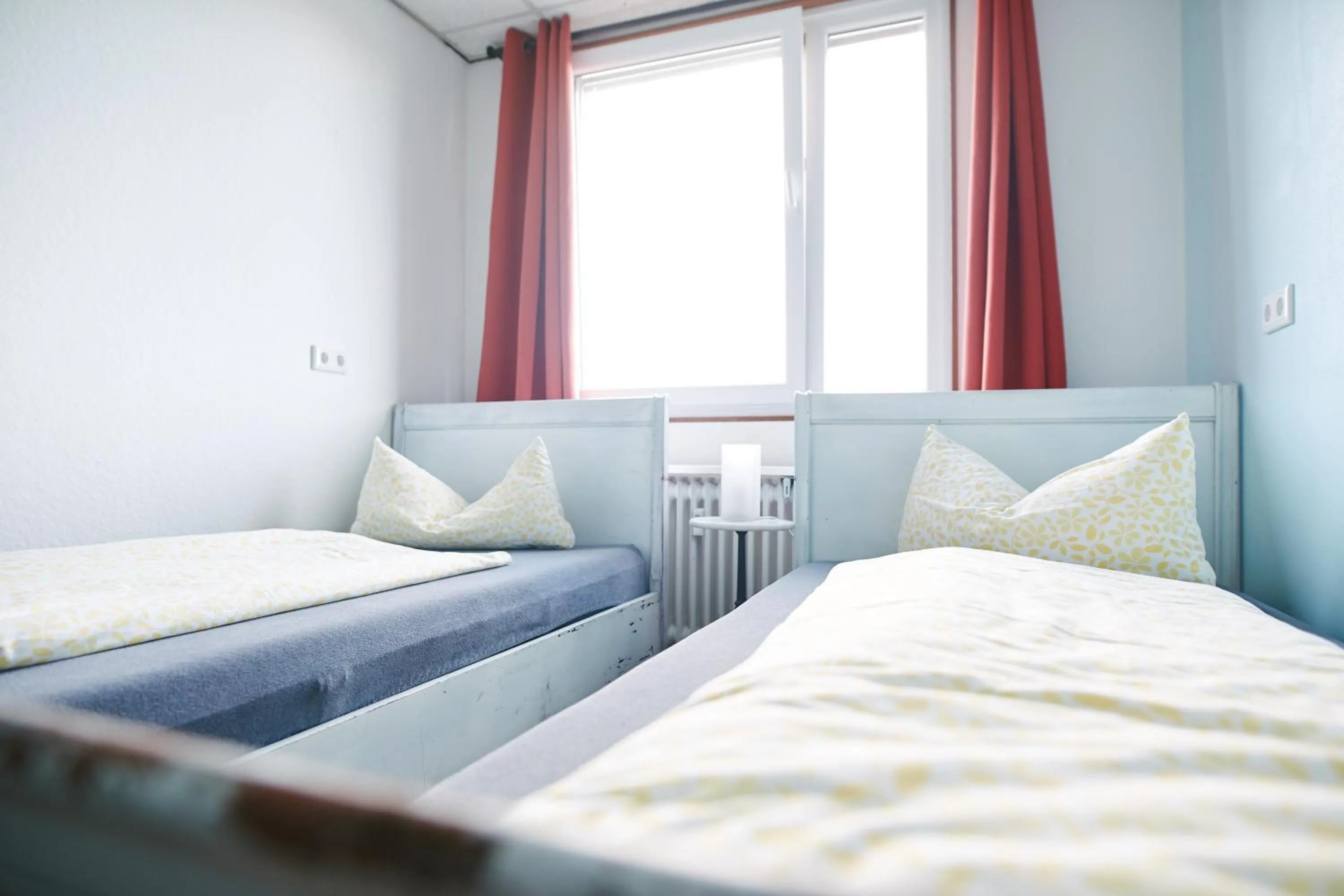 Twin Room with Shared Bathroom - single occupancy in Sleep Station Hostel