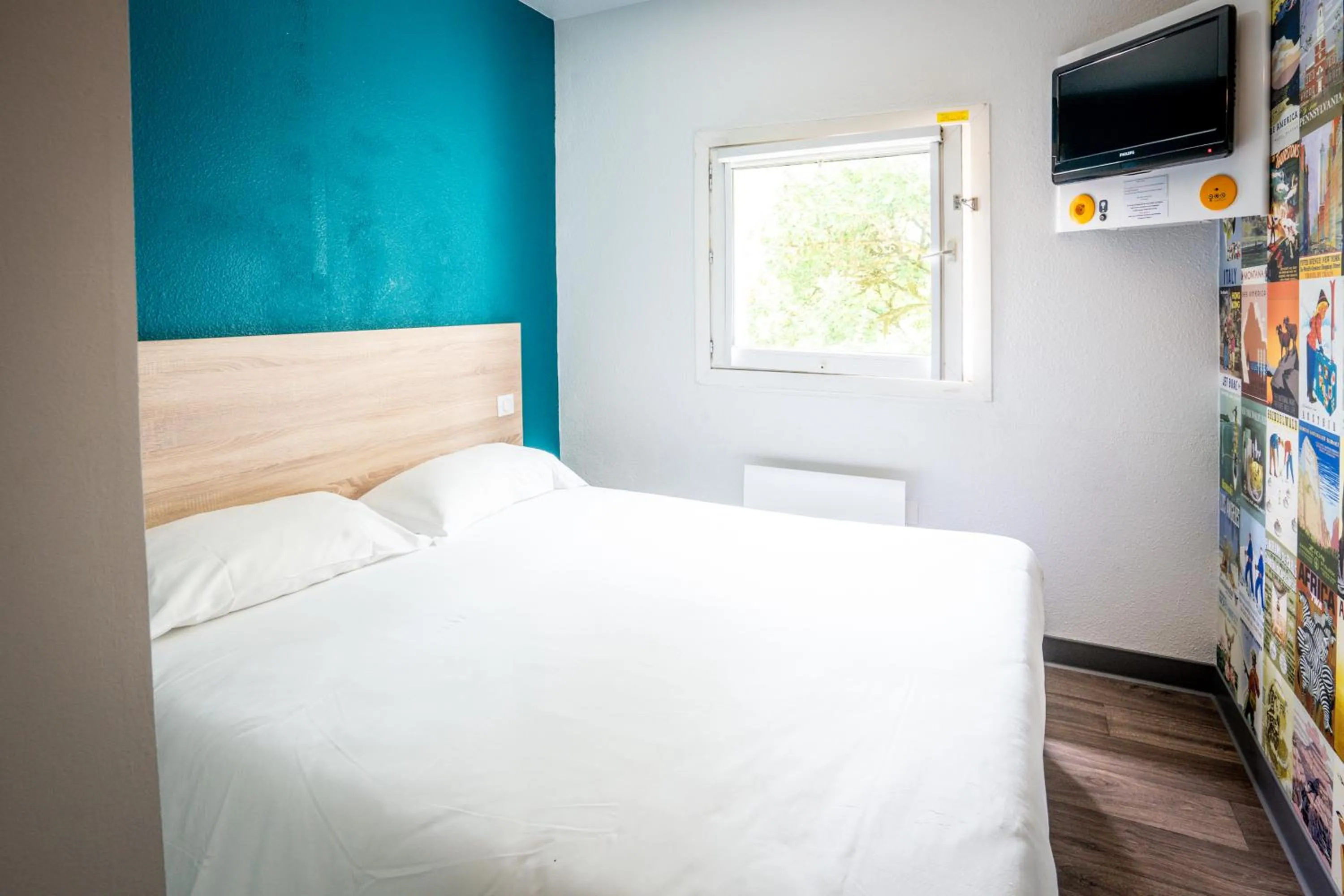 Bedroom, Bed in hotelF1 Brive Ussac