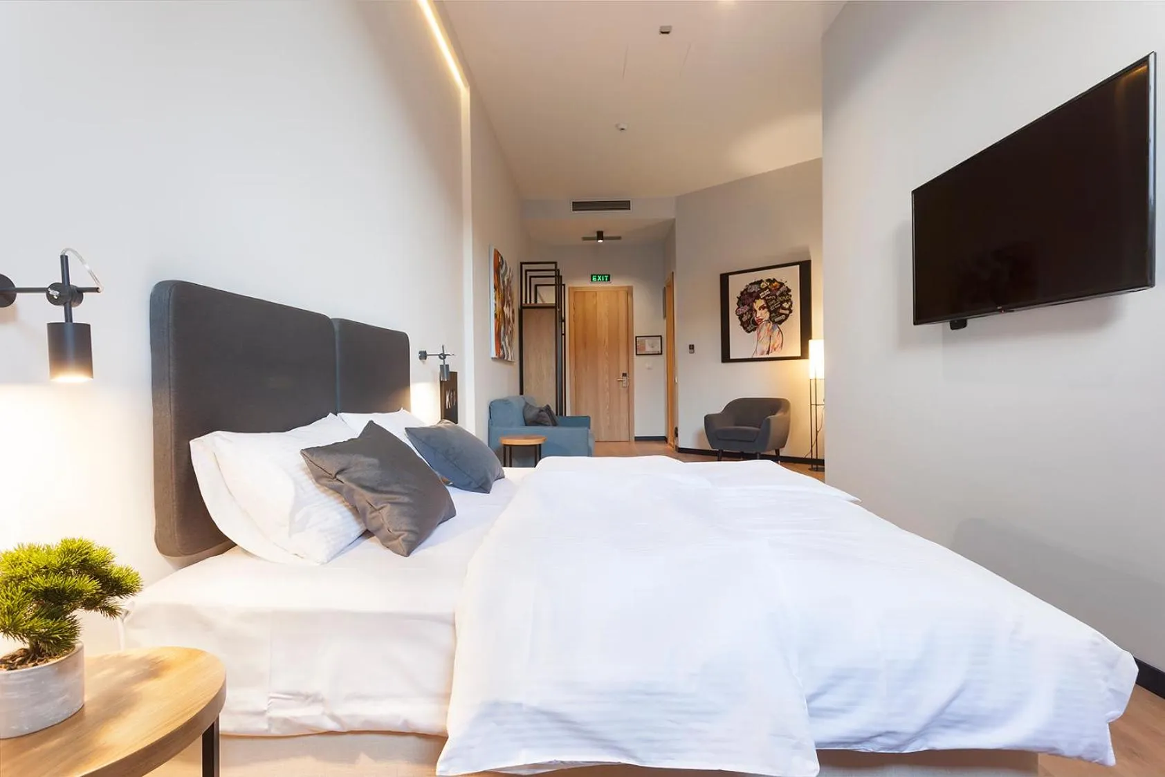 Bed in Kombinat Rooms City Center