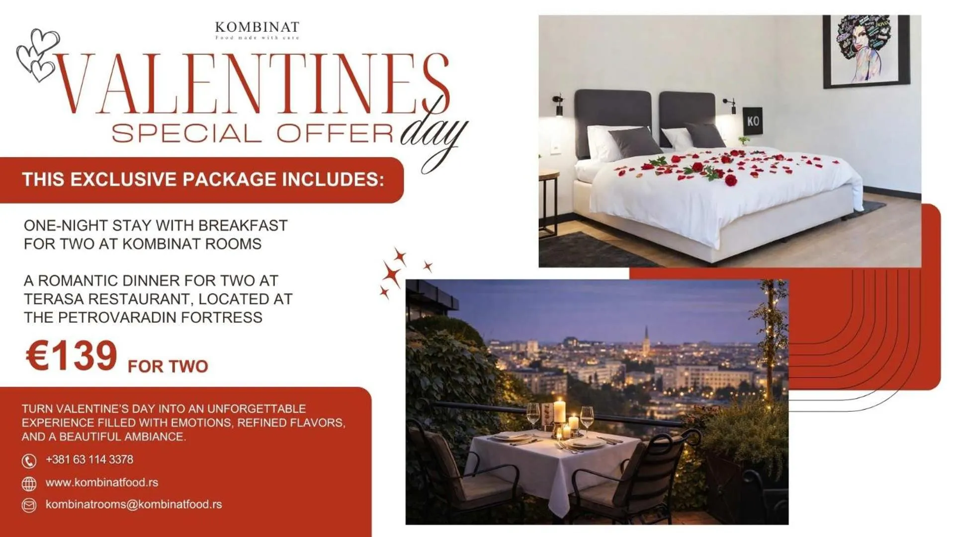 Restaurant/places to eat, Bed in Kombinat Rooms City Center