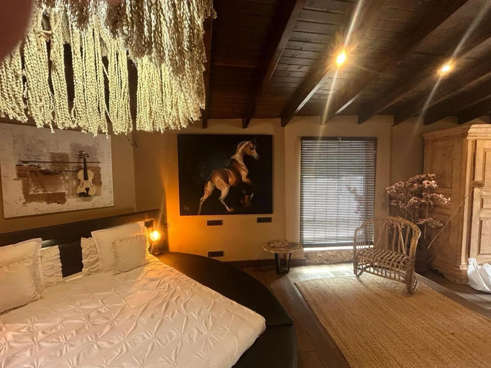 Bed in Cortijo Boutique Marbella