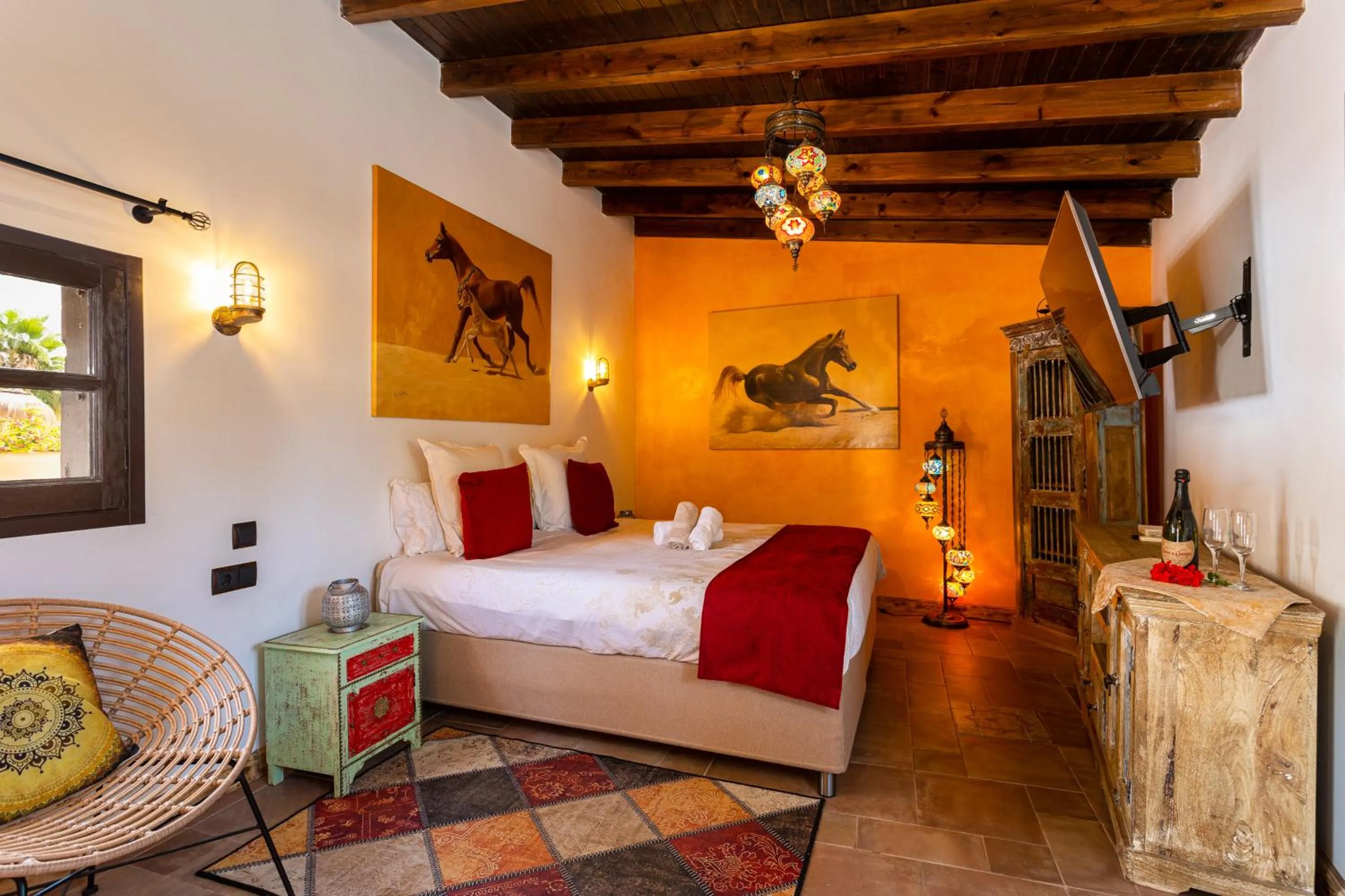 Bed in Cortijo Boutique Marbella