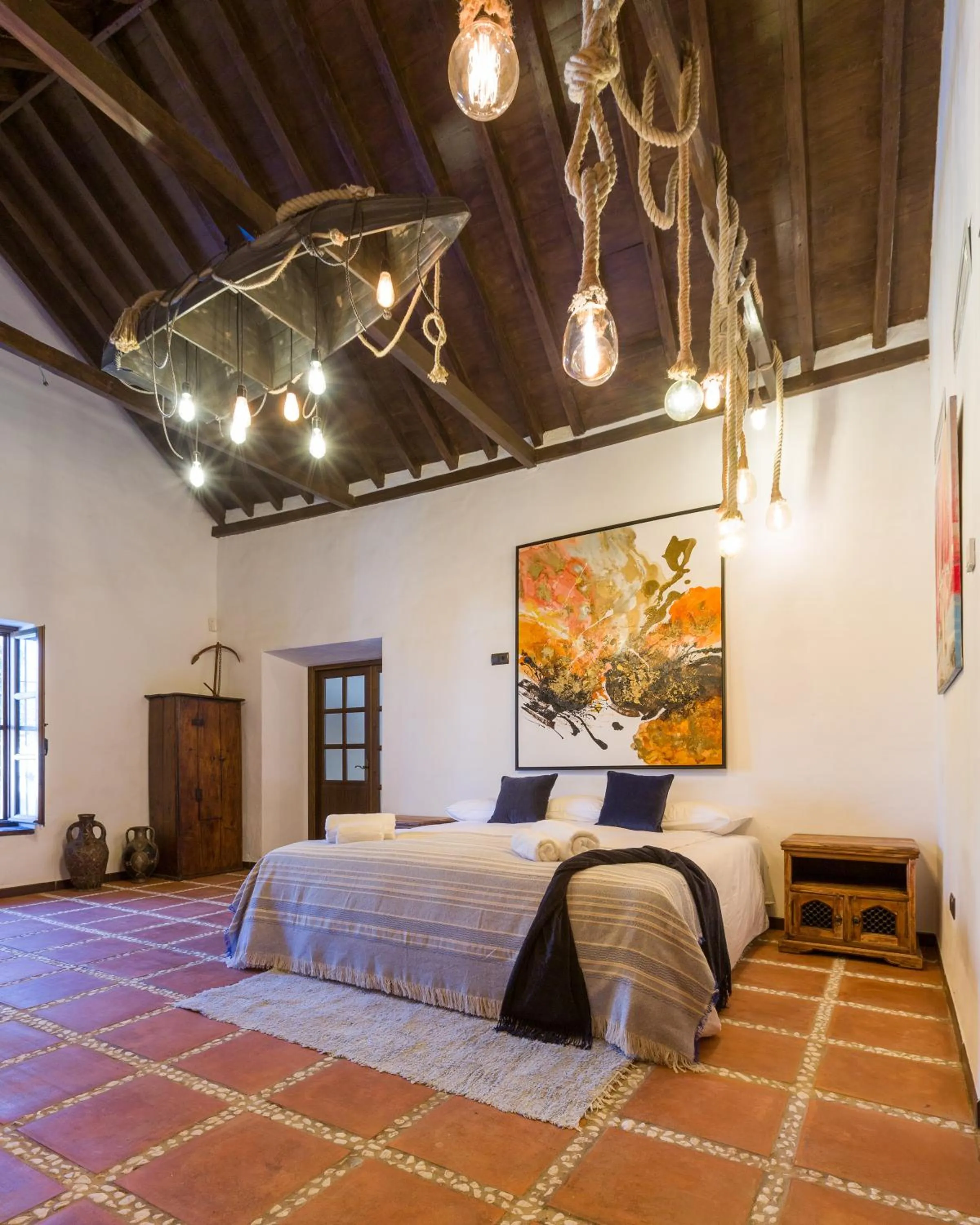 Photo of the whole room, Bed in Cortijo Boutique Marbella