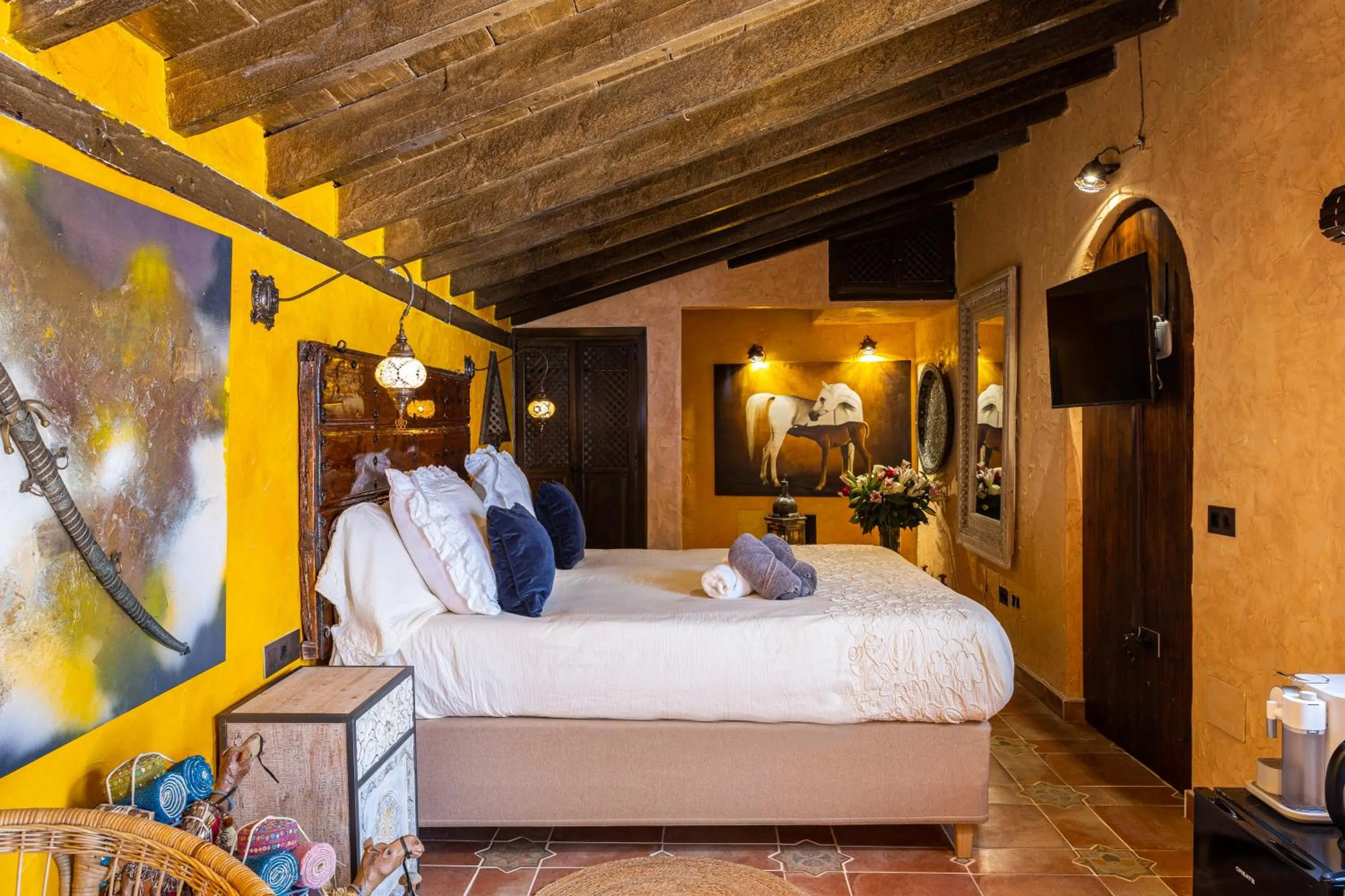 Bed in Cortijo Boutique Marbella