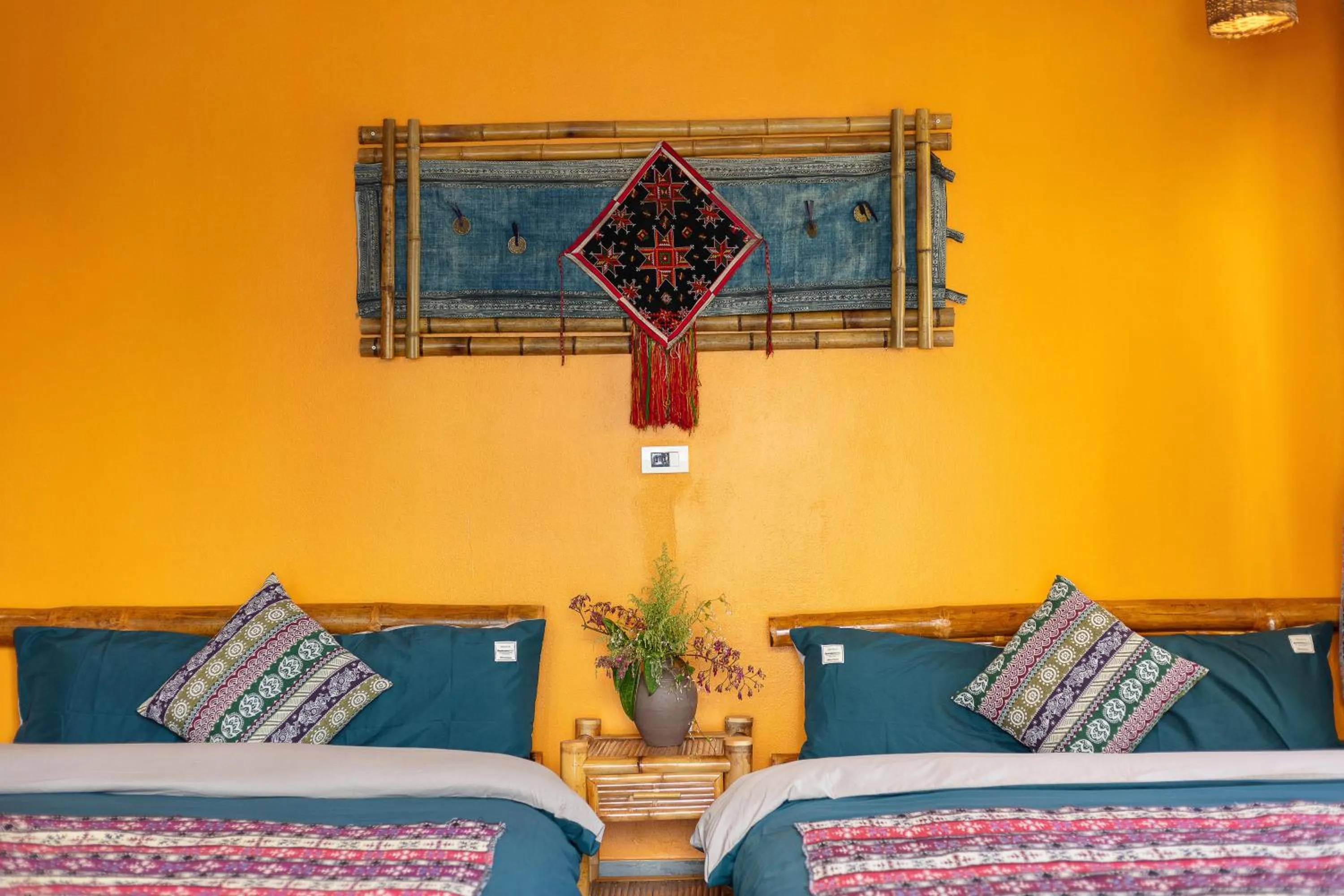 Decorative detail in Mega View Homestay