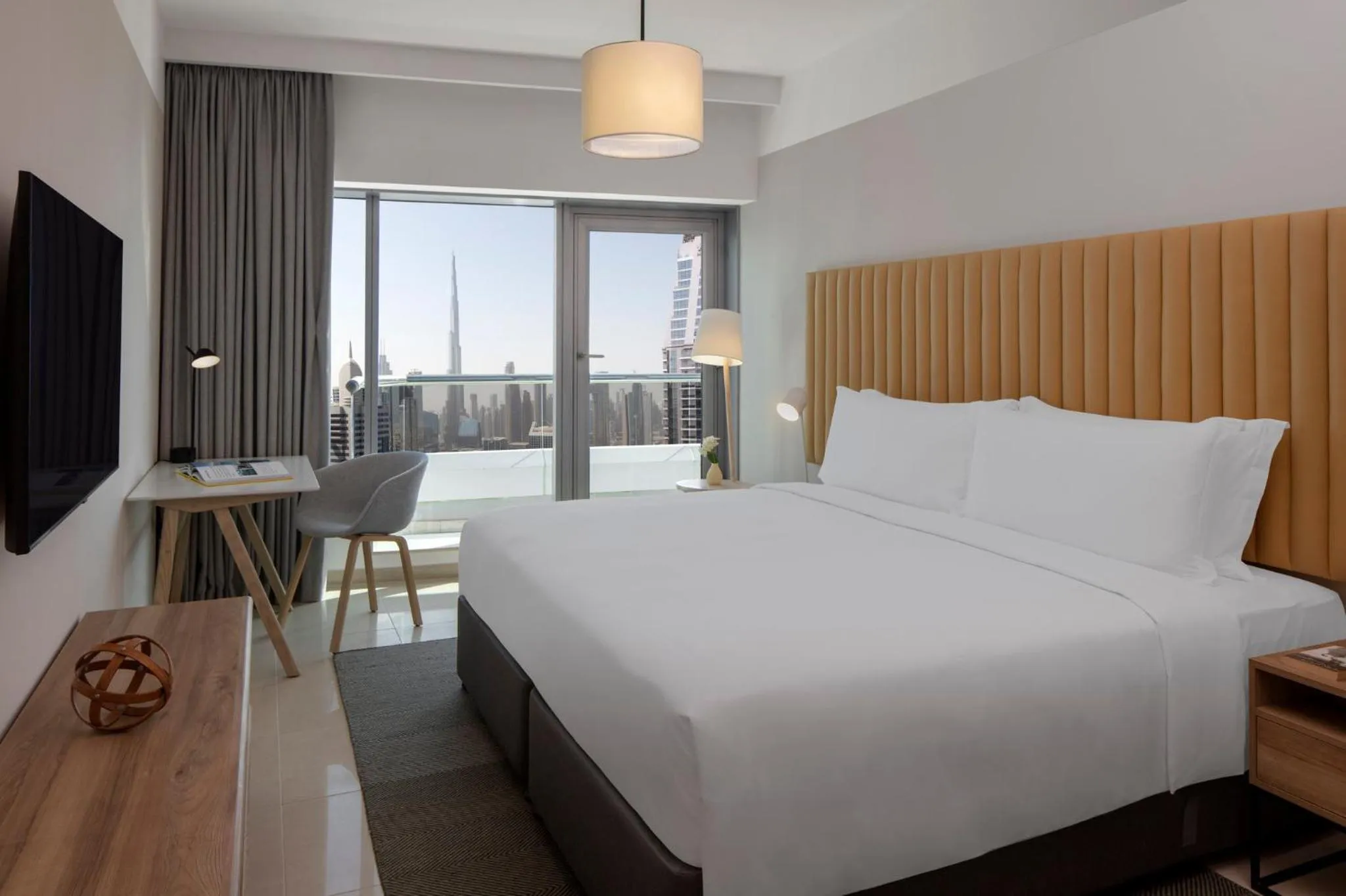 Photo of the whole room, Bed in Staybridge Suites Dubai Financial Centre by IHG