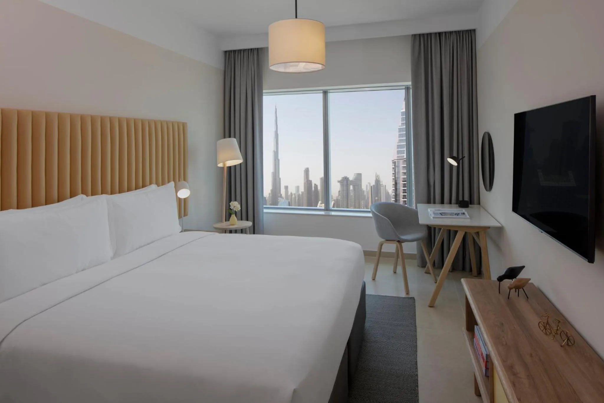 Photo of the whole room, Bed in Staybridge Suites Dubai Financial Centre by IHG