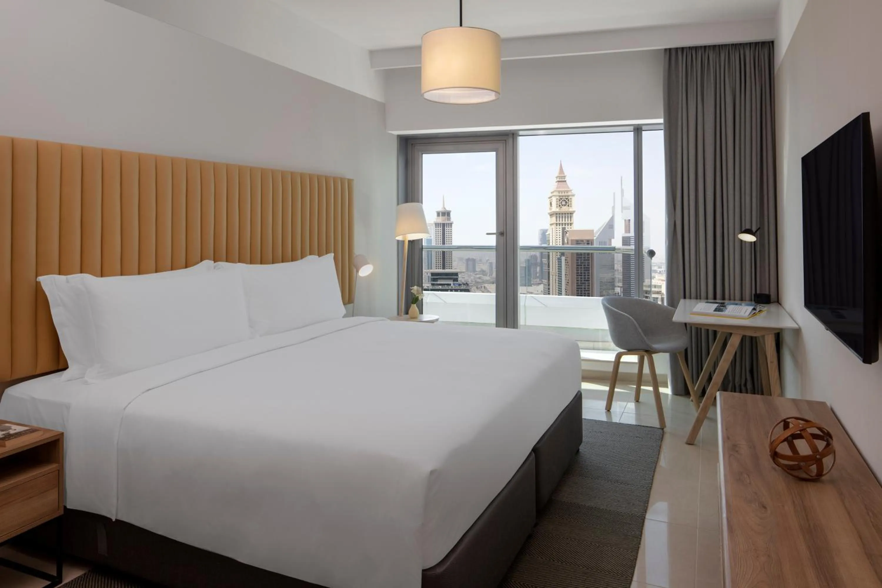Bed in Staybridge Suites Dubai Financial Centre by IHG