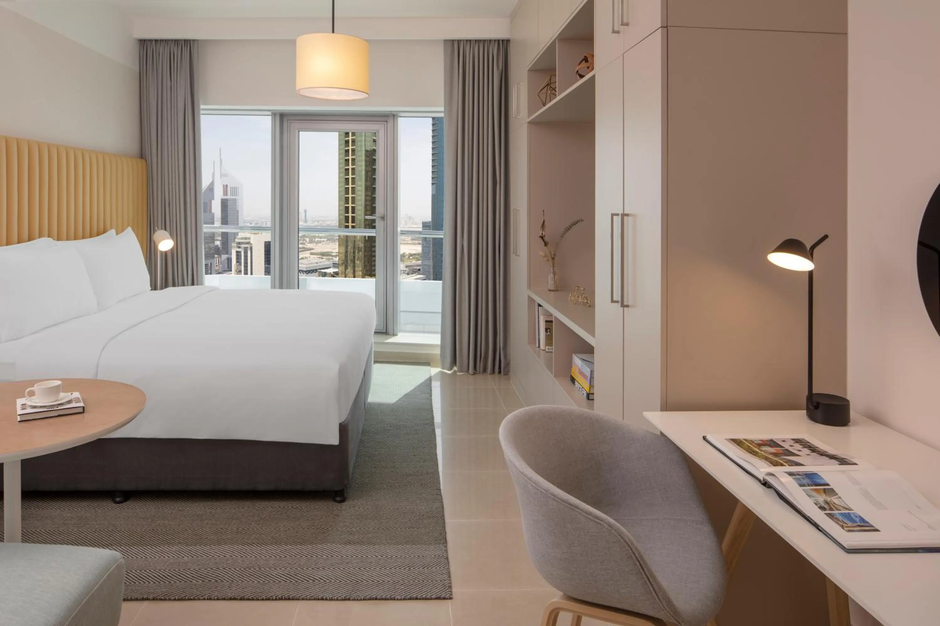 Bed in Staybridge Suites Dubai Financial Centre by IHG