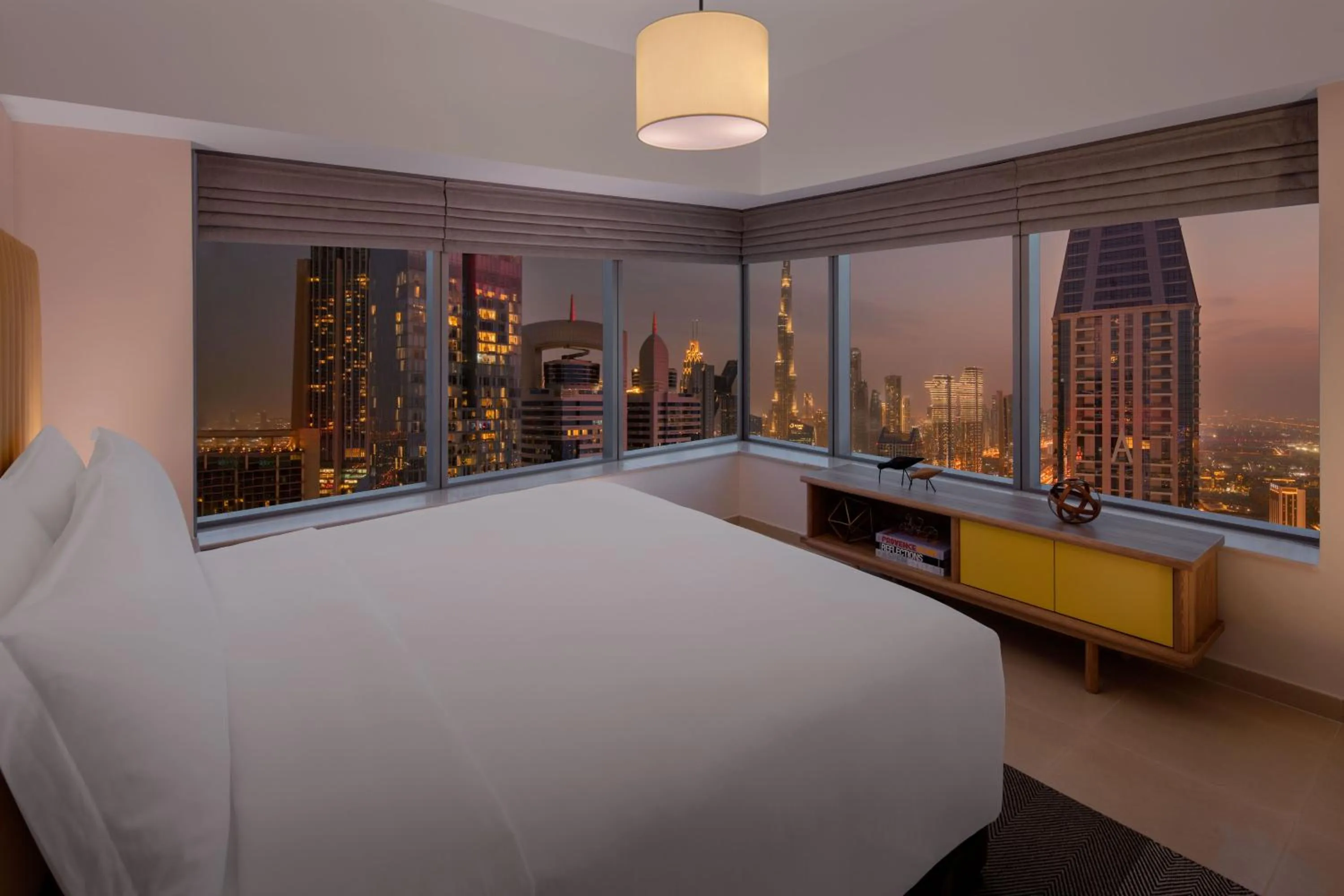 Bed in Staybridge Suites Dubai Financial Centre by IHG