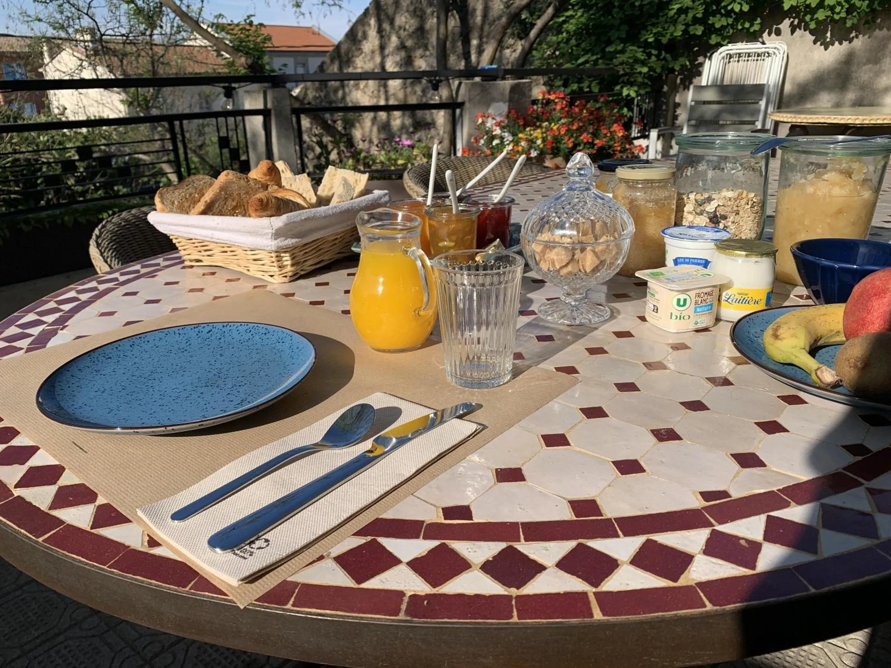 Balcony/Terrace in Chambre d'Hôtes Lo Componaïro