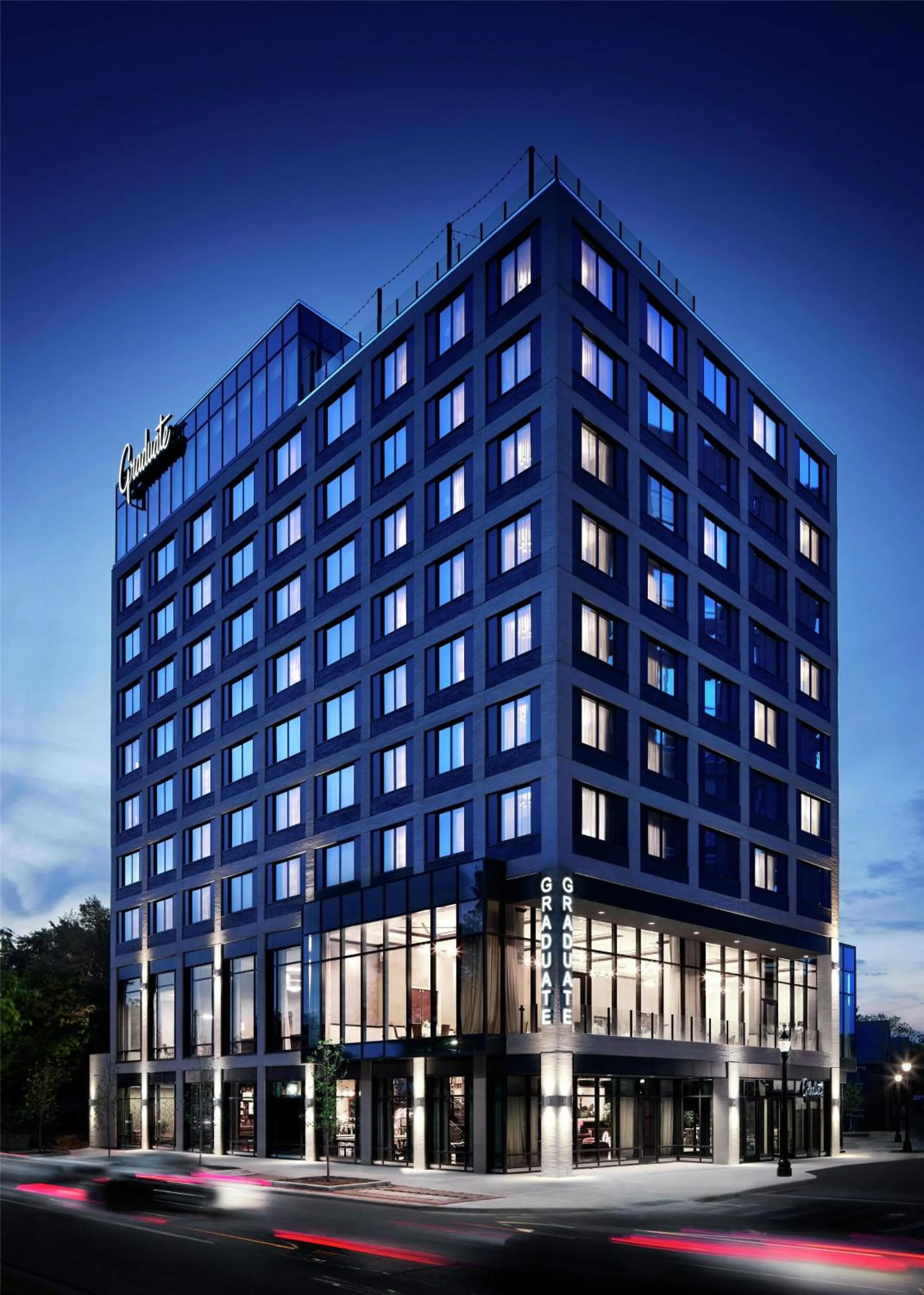 Property building in Graduate by Hilton East Lansing