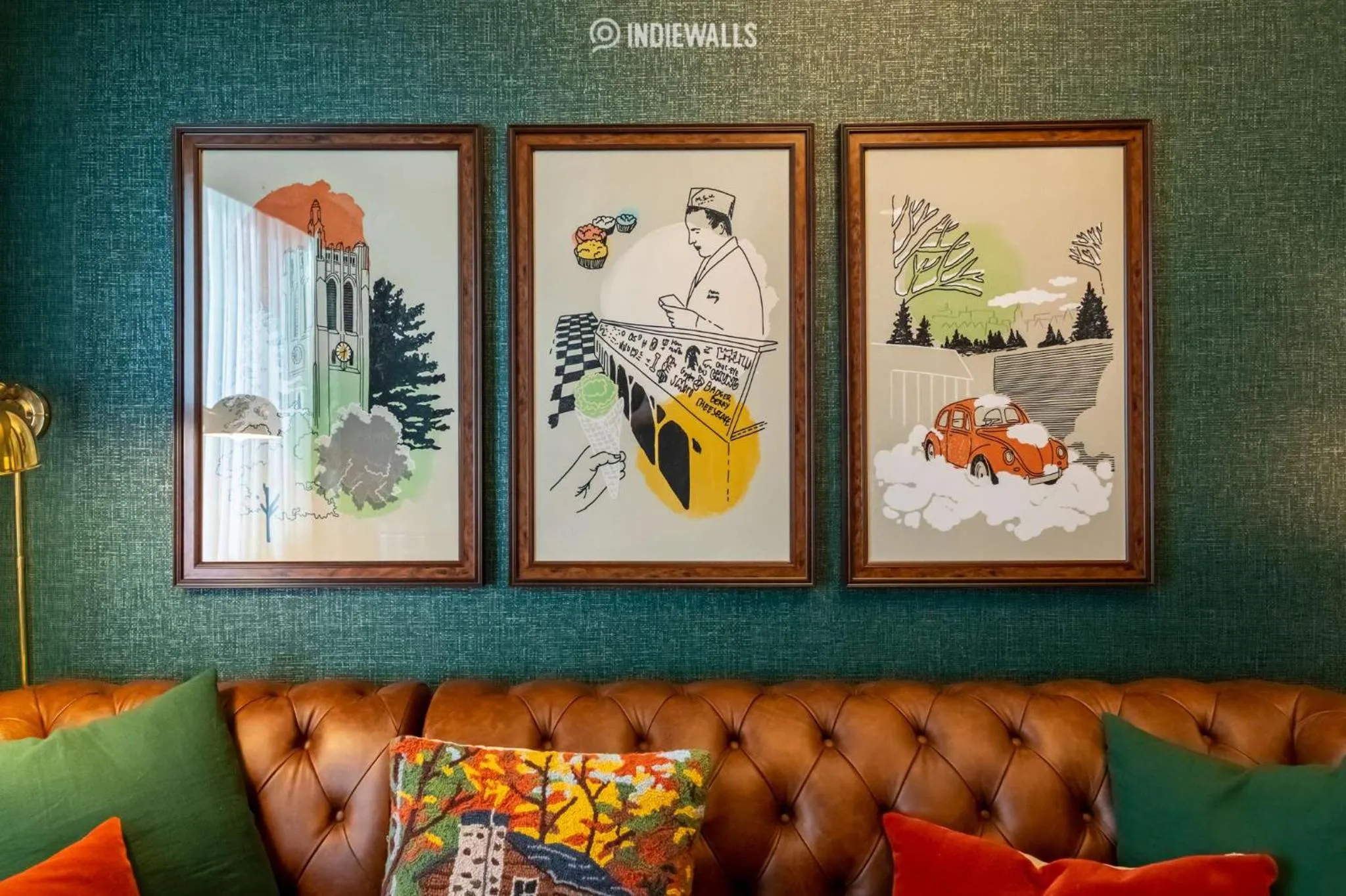 Living room in Graduate by Hilton East Lansing