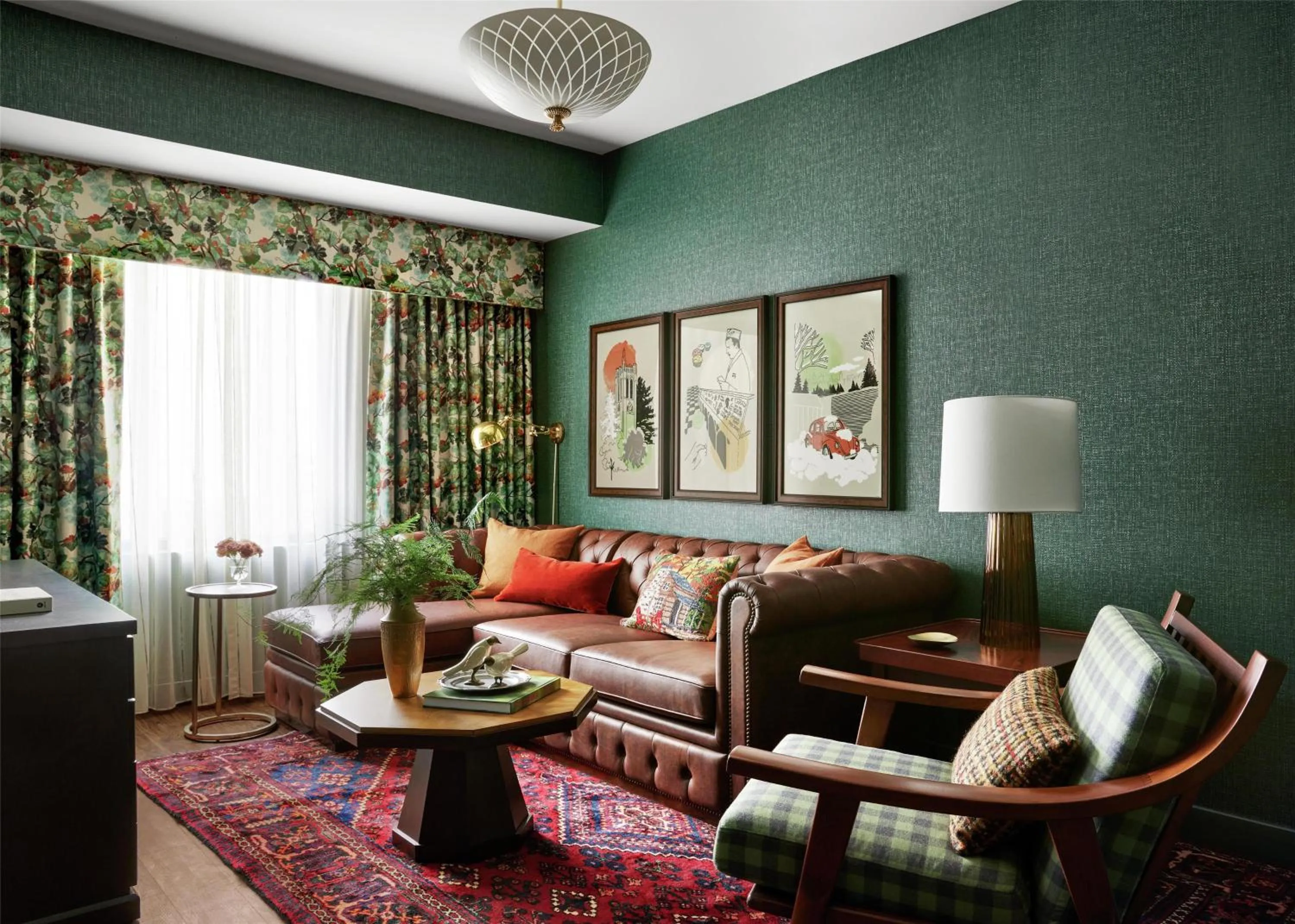 Living room in Graduate by Hilton East Lansing