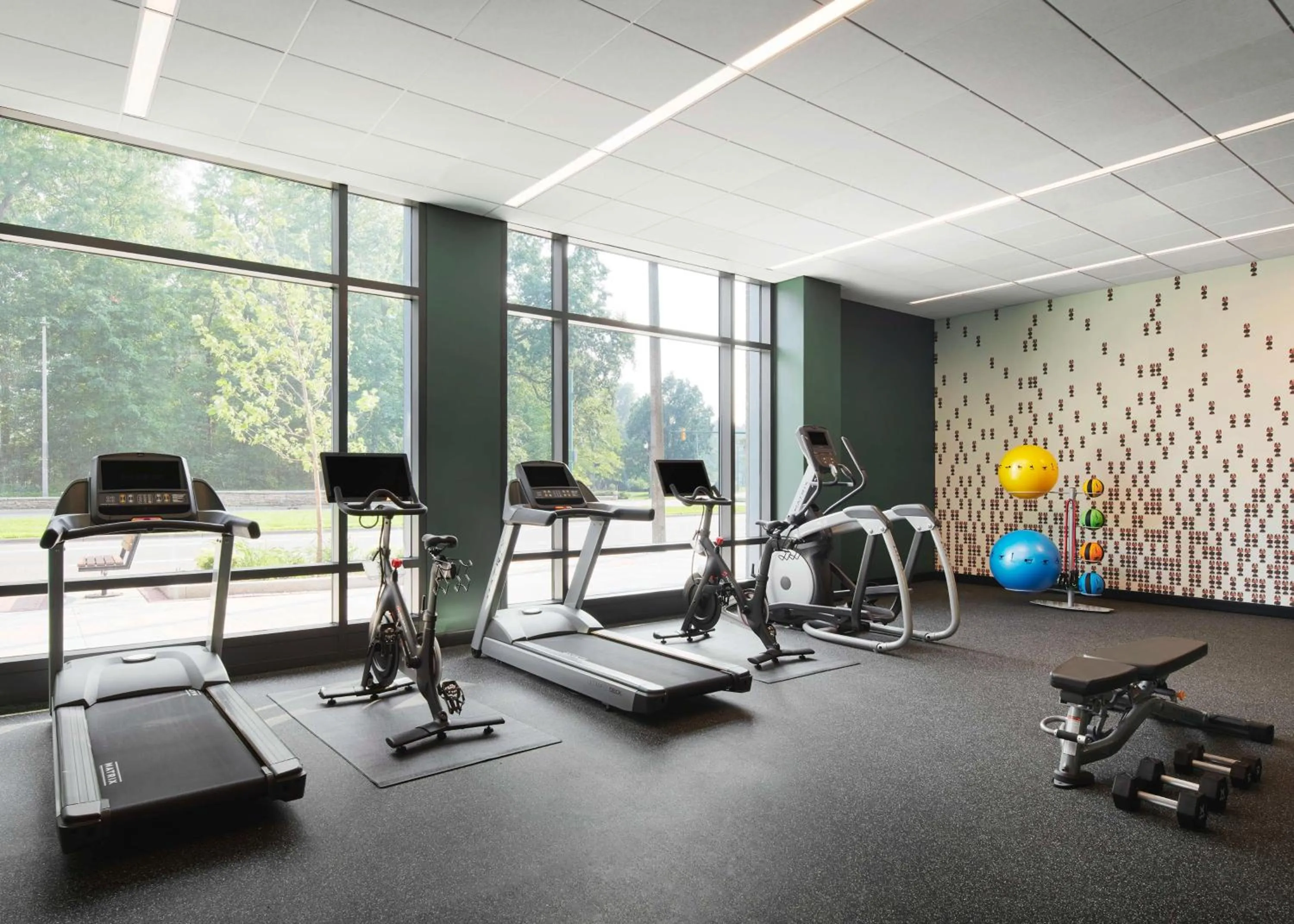 Fitness centre/facilities in Graduate by Hilton East Lansing