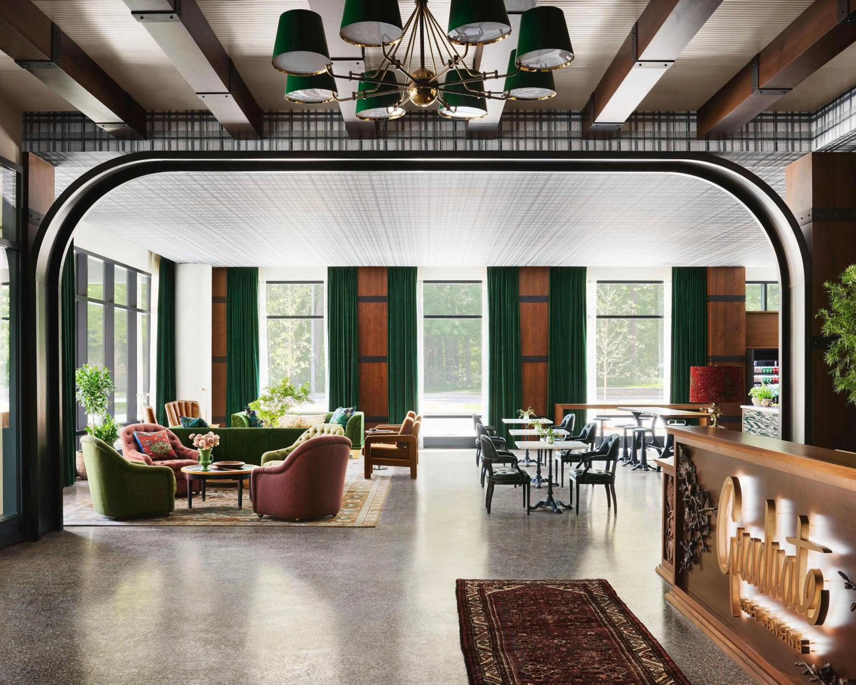 Lobby or reception in Graduate by Hilton East Lansing
