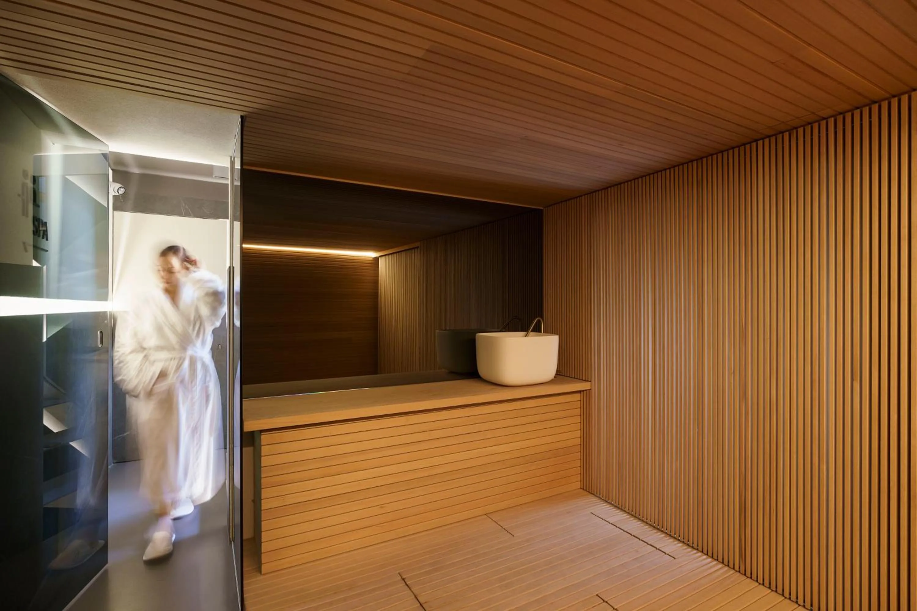 Sauna in Meo Design Suites & Spa
