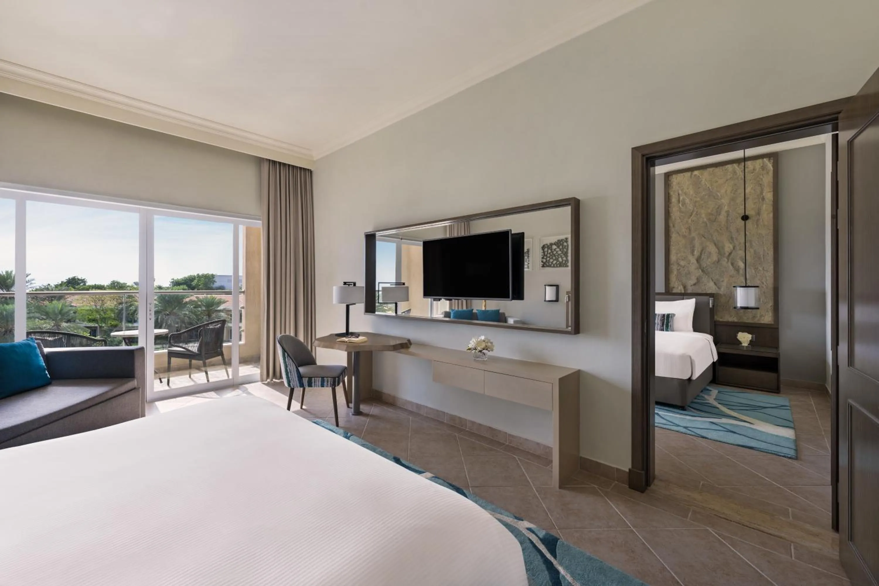 Bedroom, Bed in Fujairah Rotana Resort & Spa - Al Aqah Beach