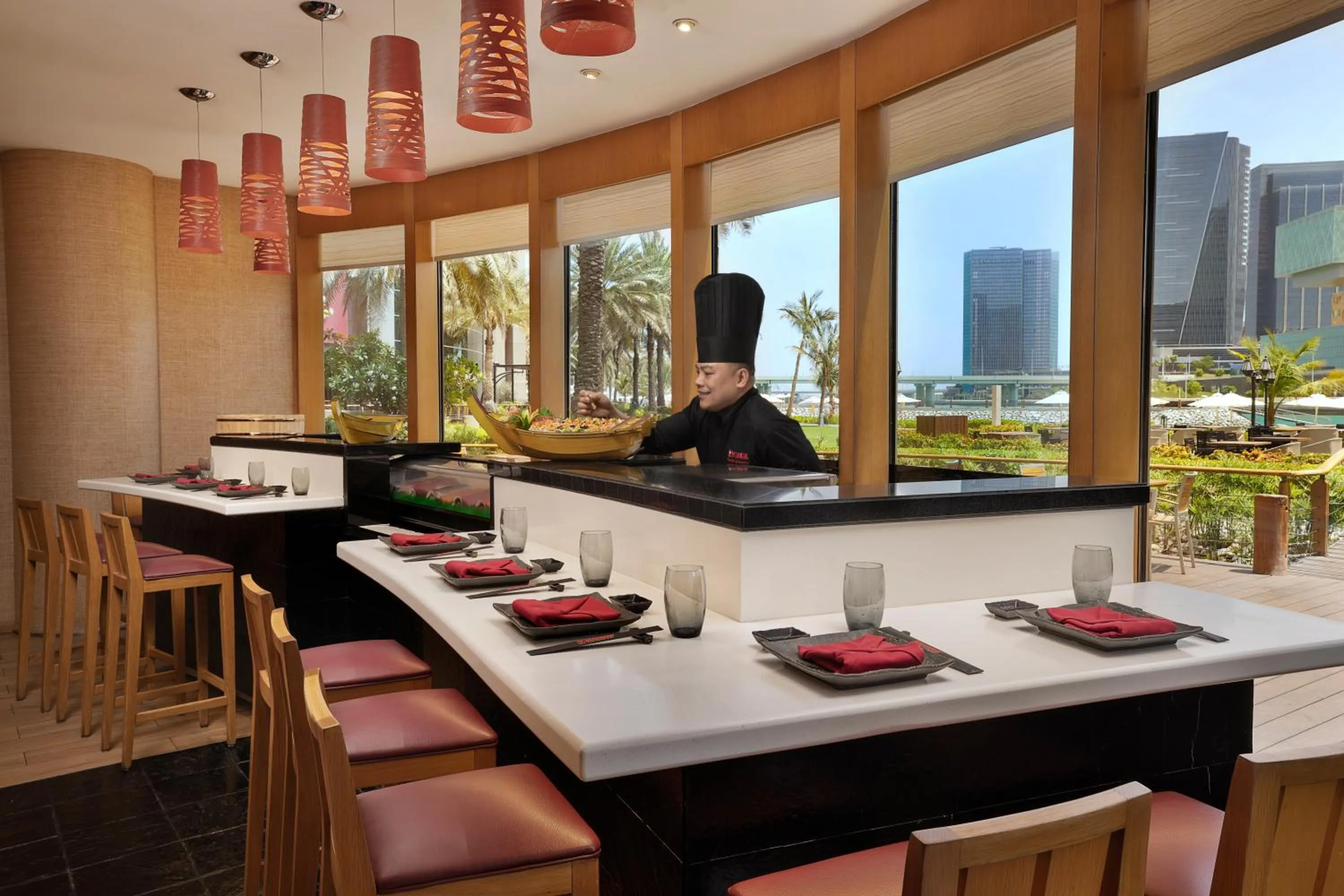 Restaurant/places to eat in Beach Rotana - Abu Dhabi