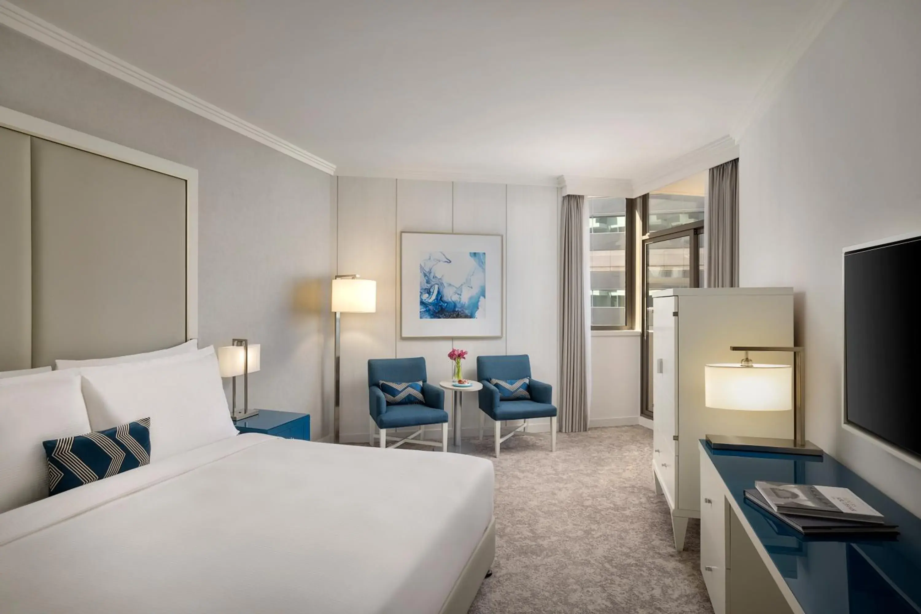 Sea View Room with Balcony - single occupancy - King Bed in Beach Rotana - Abu Dhabi Sea View Room with Balcony - single occupancy - King Bed in Beach Rotana - Abu Dhabi